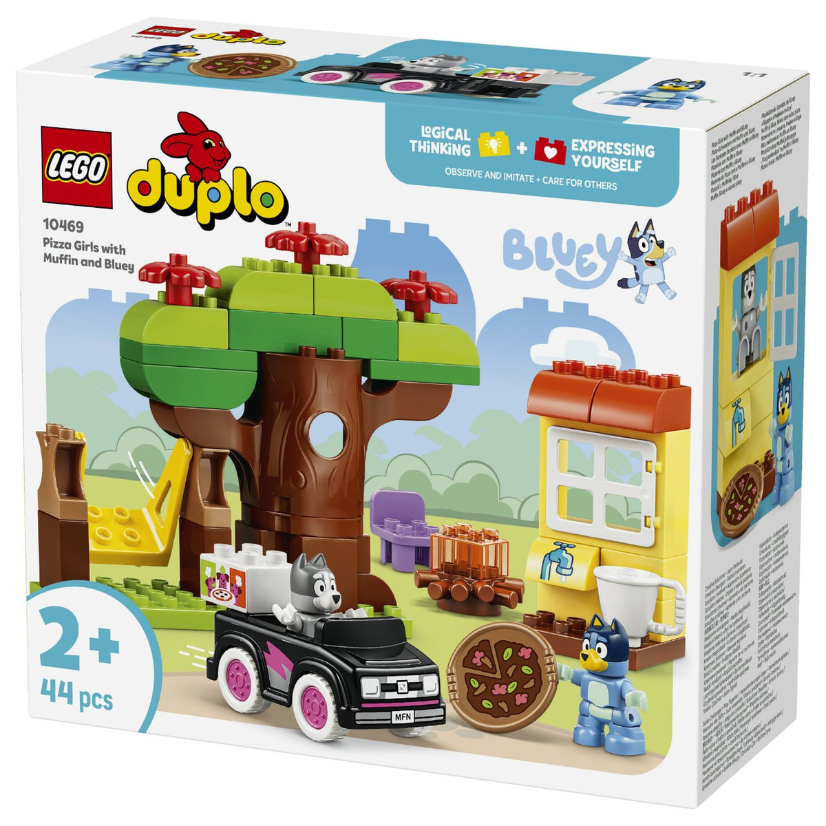 10469 LEGO 10469 DUPLO Pizza-Schwestern mit Muffin und Bluey (2.5.)