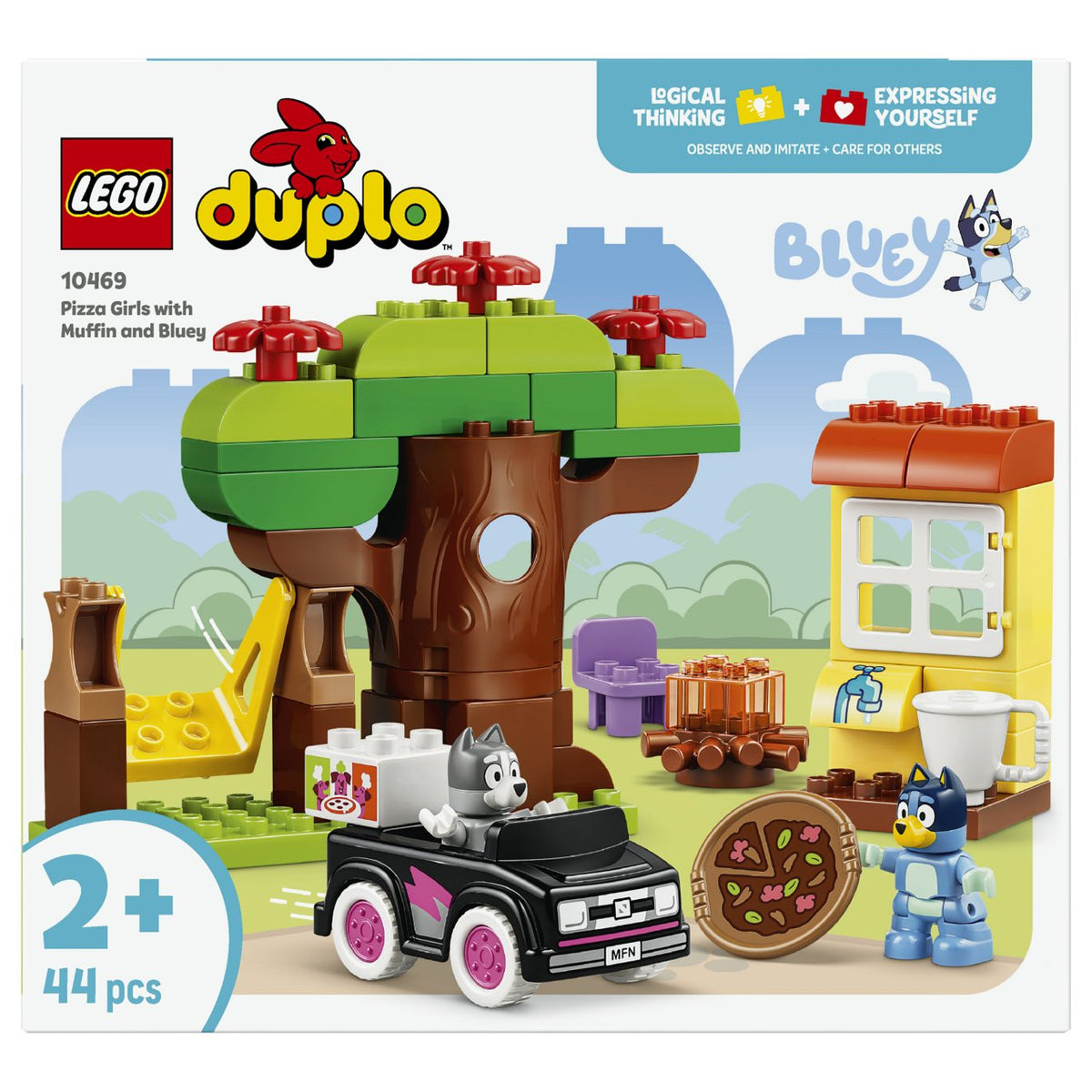 10469 LEGO 10469 DUPLO Pizza-Schwestern mit Muffin und Bluey (2.5.)