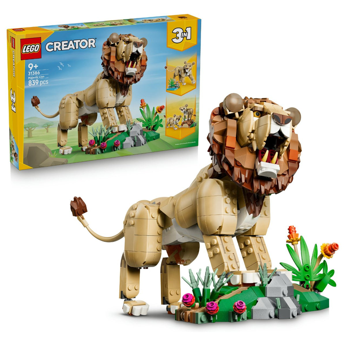 31386 LEGO 31386 Creator Wilde Tiere Majesttischer Lwe (2.5.)