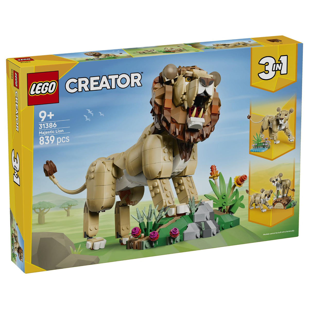 31386 LEGO 31386 Creator Wilde Tiere Majesttischer Lwe (2.5.)