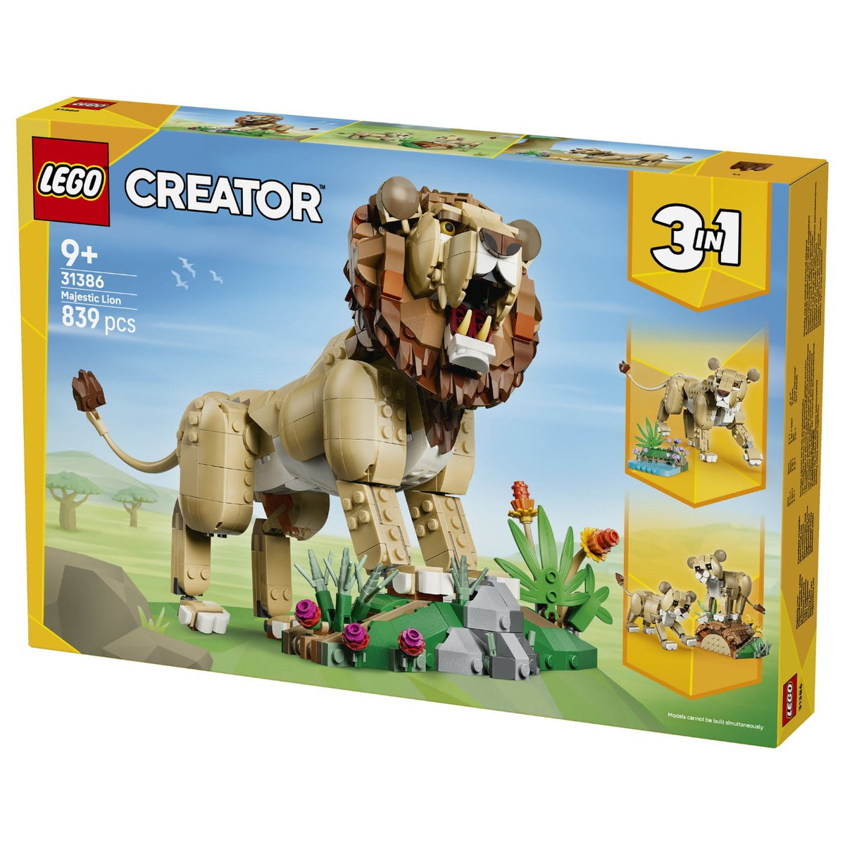 31386 LEGO 31386 Creator Wilde Tiere Majesttischer Lwe (2.5.)