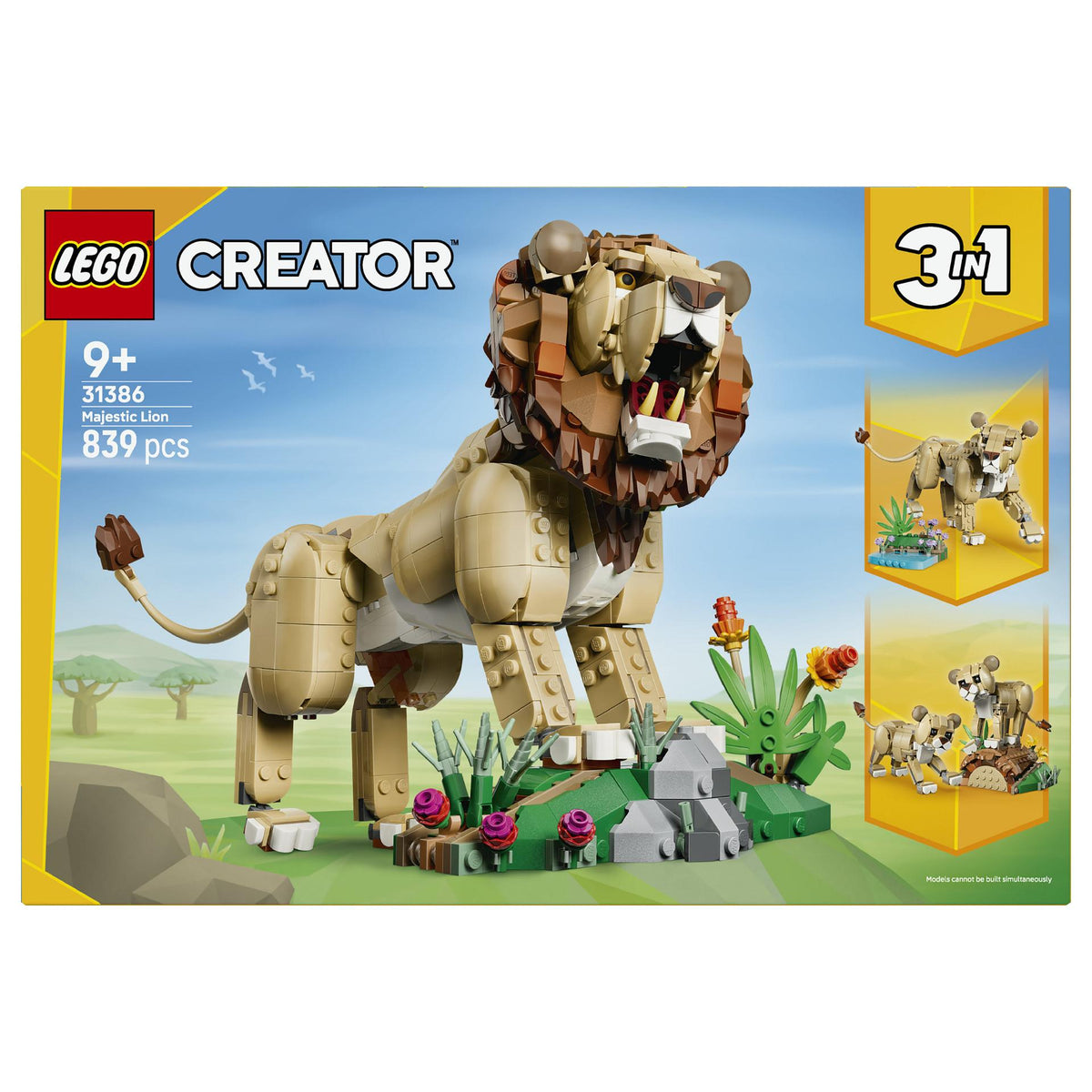 31386 LEGO 31386 Creator Wilde Tiere Majesttischer Lwe (2.5.)