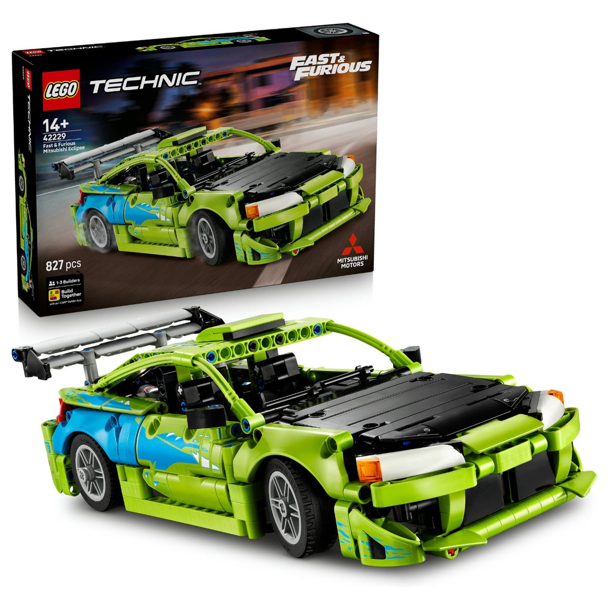 42229 LEGO 42229 Technic Fast and Furious Mitsubishi Eclipse Auto (2.5.)