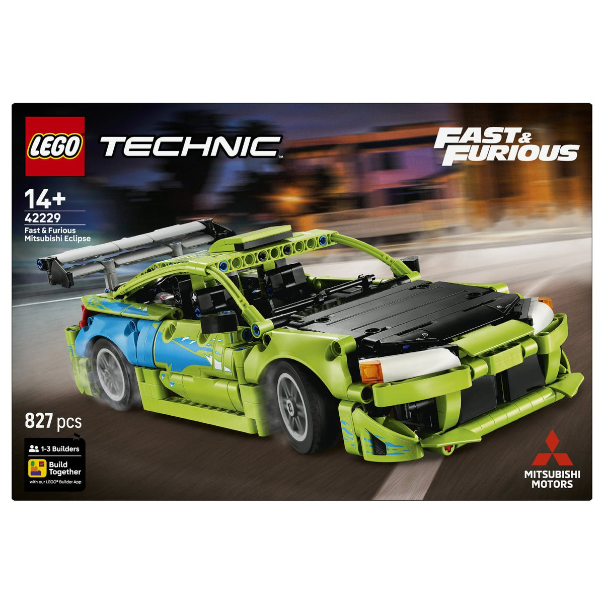 42229 LEGO 42229 Technic Fast and Furious Mitsubishi Eclipse Auto (2.5.)