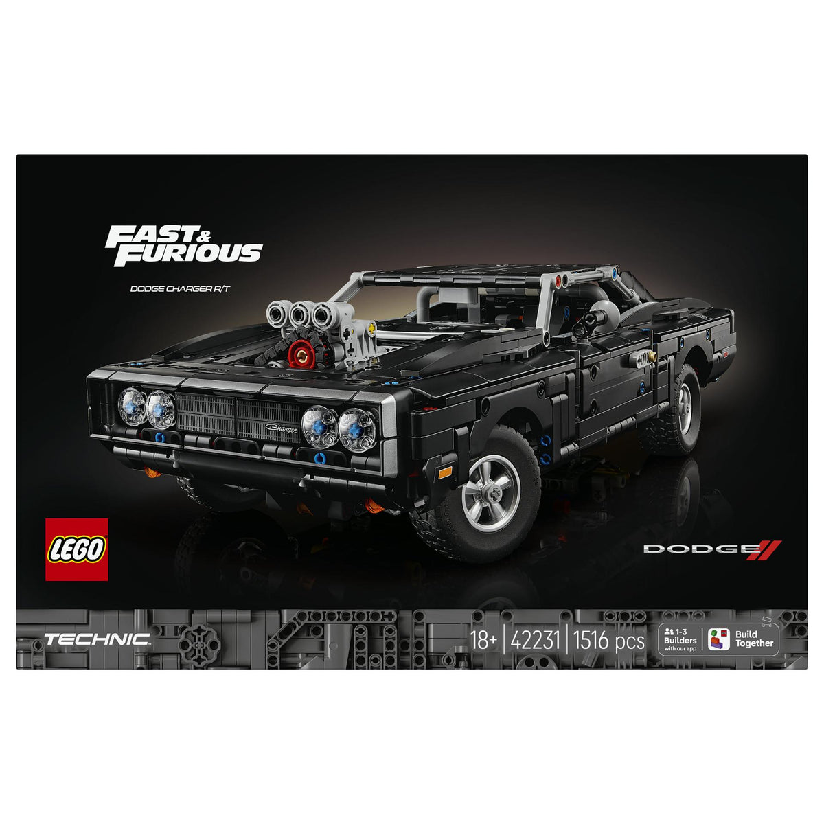 42231 LEGO 42231 Technic Fast and Furious Dodge Charger R/T Auto (2.5.)