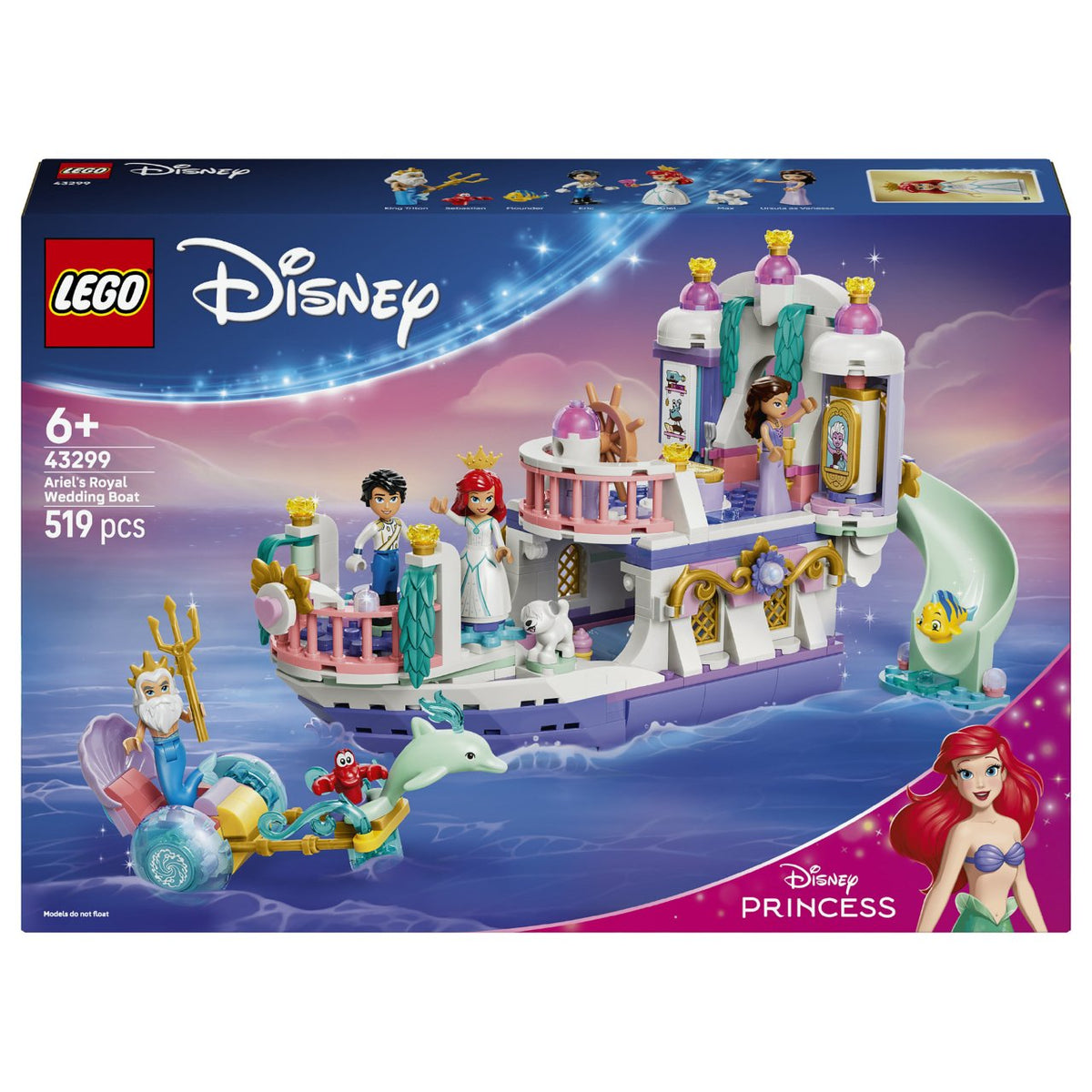 43299 LEGO 43299 D.P. Arielles Knigliches Hochzeitsboot (2.5.)