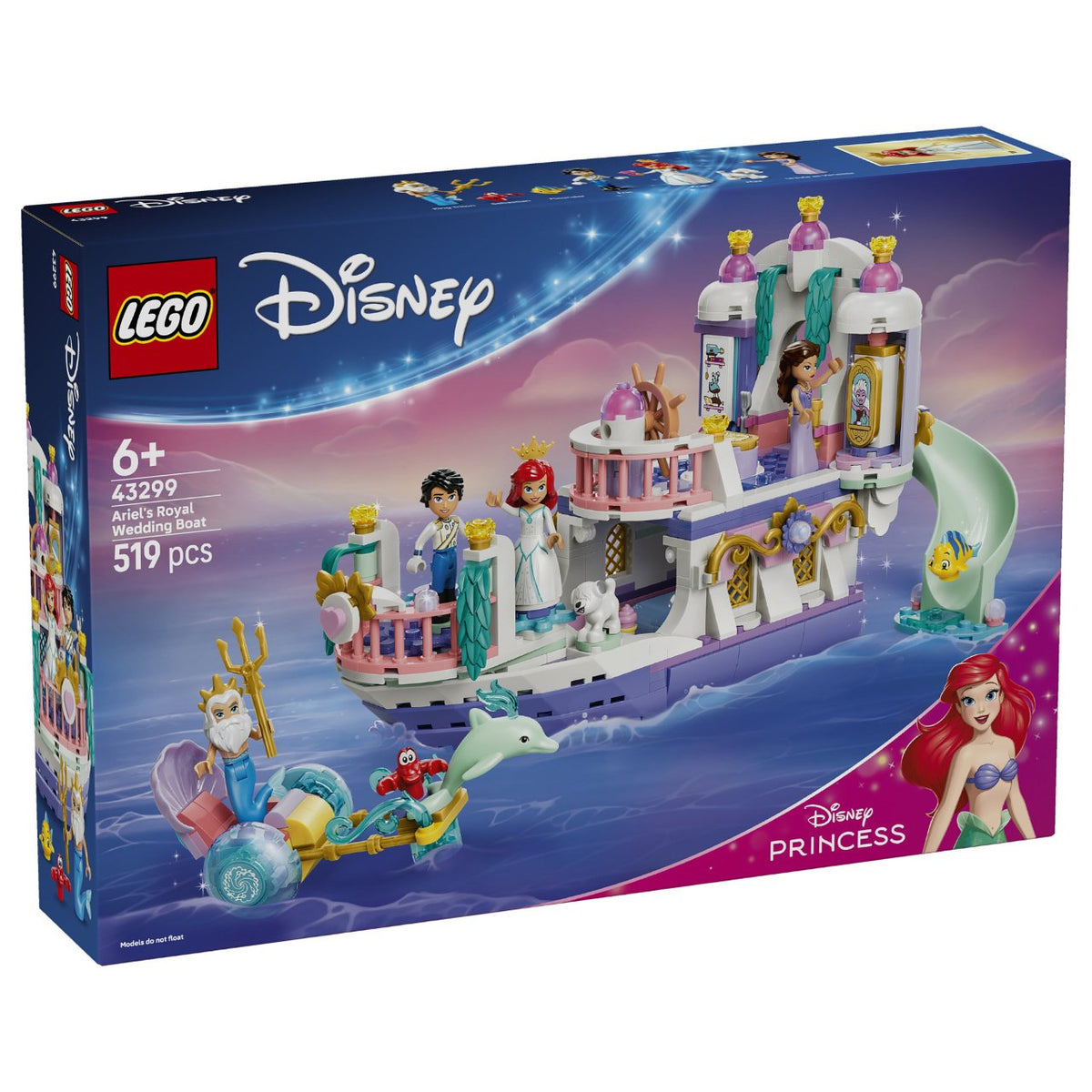 43299 LEGO 43299 D.P. Arielles Knigliches Hochzeitsboot (2.5.)