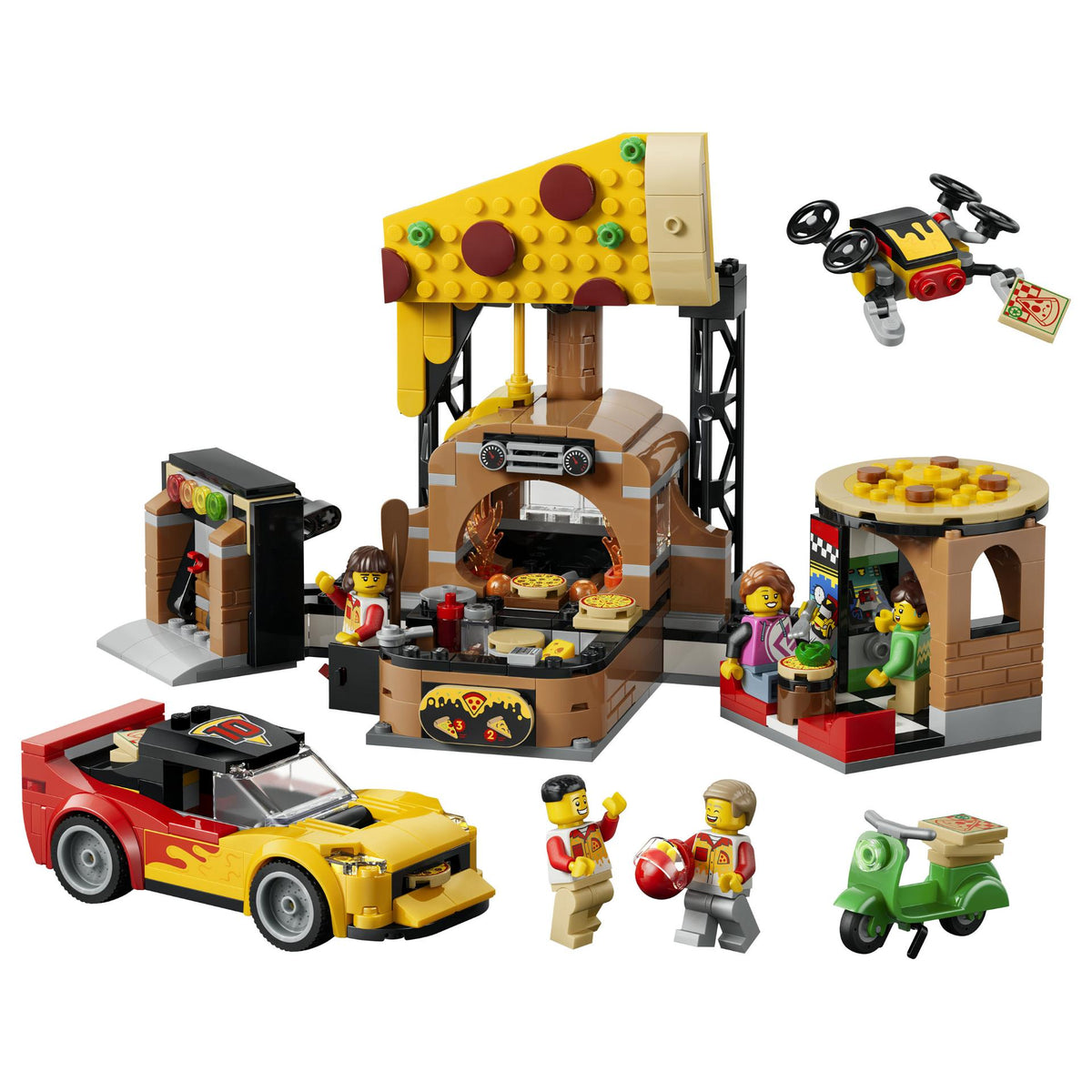 60496 LEGO 60496 City Pizza-Liefererlebnis mit Fahrzeugen (2.5.)