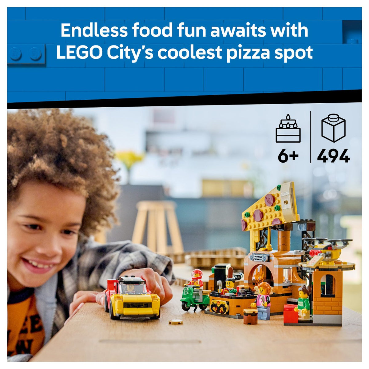60496 LEGO 60496 City Pizza-Liefererlebnis mit Fahrzeugen (2.5.)
