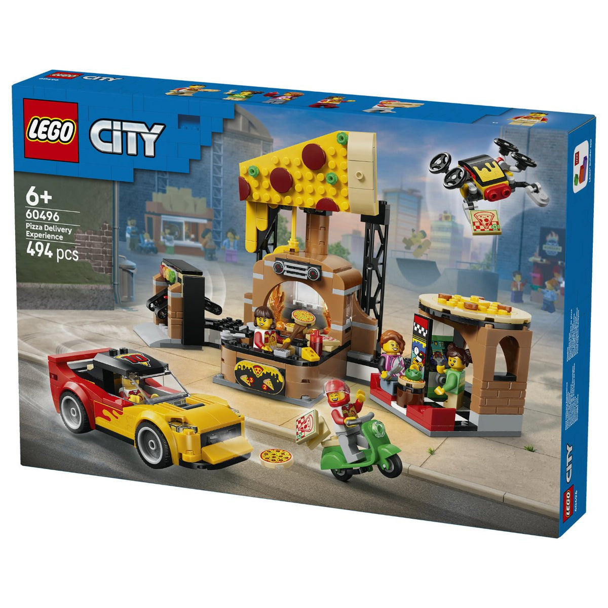 60496 LEGO 60496 City Pizza-Liefererlebnis mit Fahrzeugen (2.5.)