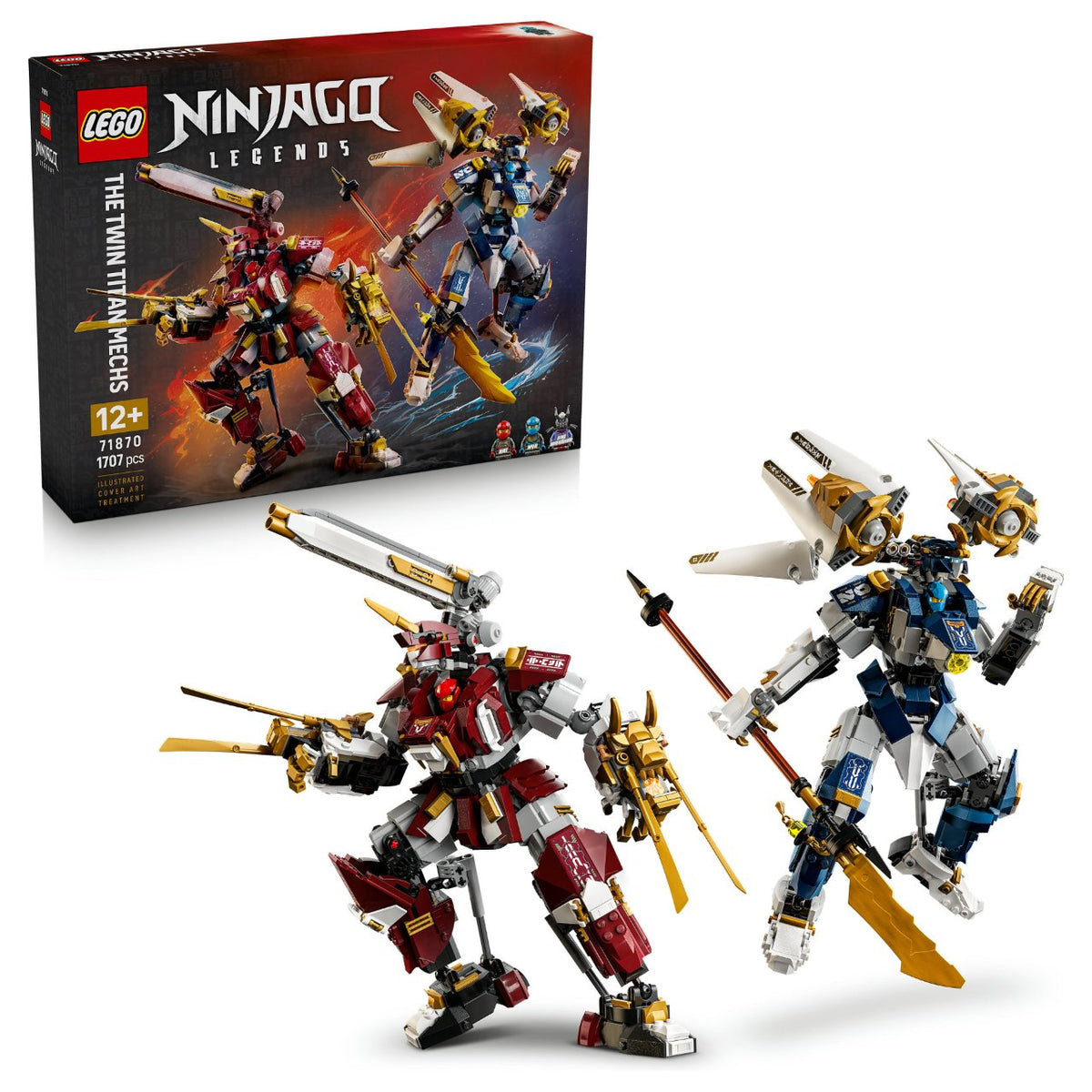 71870 LEGO 71870 NINJAGO Die Zwillings-Titanmechs (2.5.)