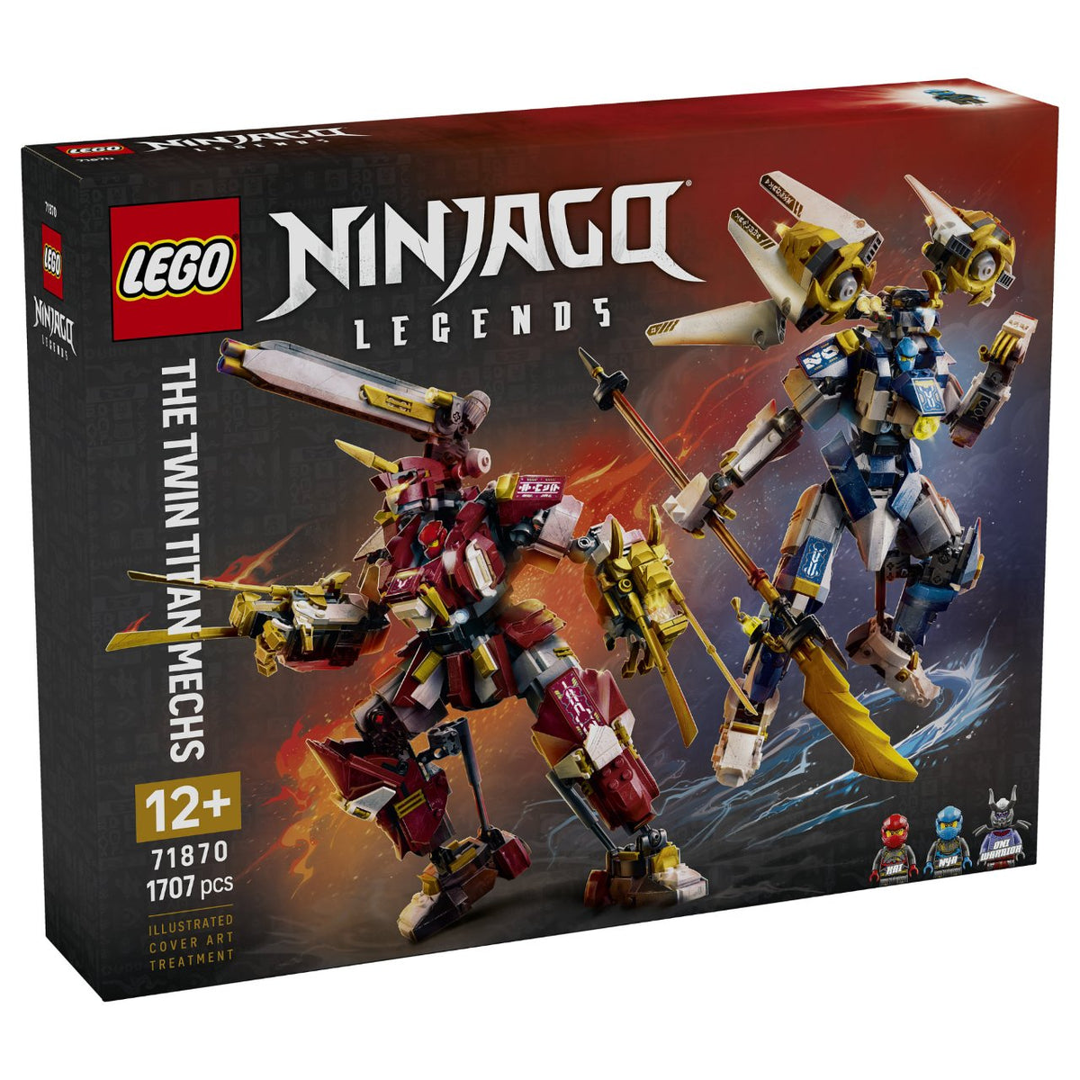 71870 LEGO 71870 NINJAGO Die Zwillings-Titanmechs (2.5.)