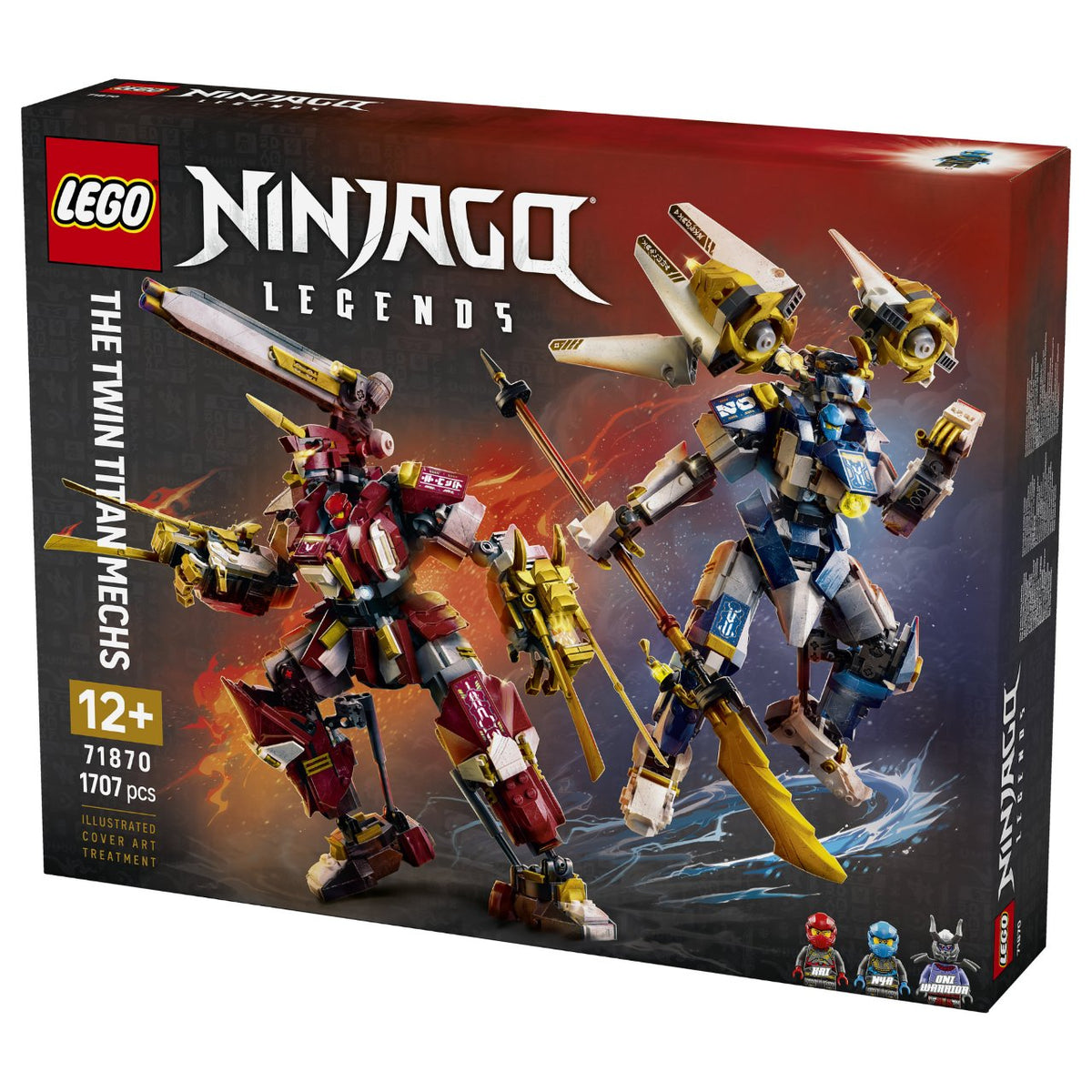 71870 LEGO 71870 NINJAGO Die Zwillings-Titanmechs (2.5.)