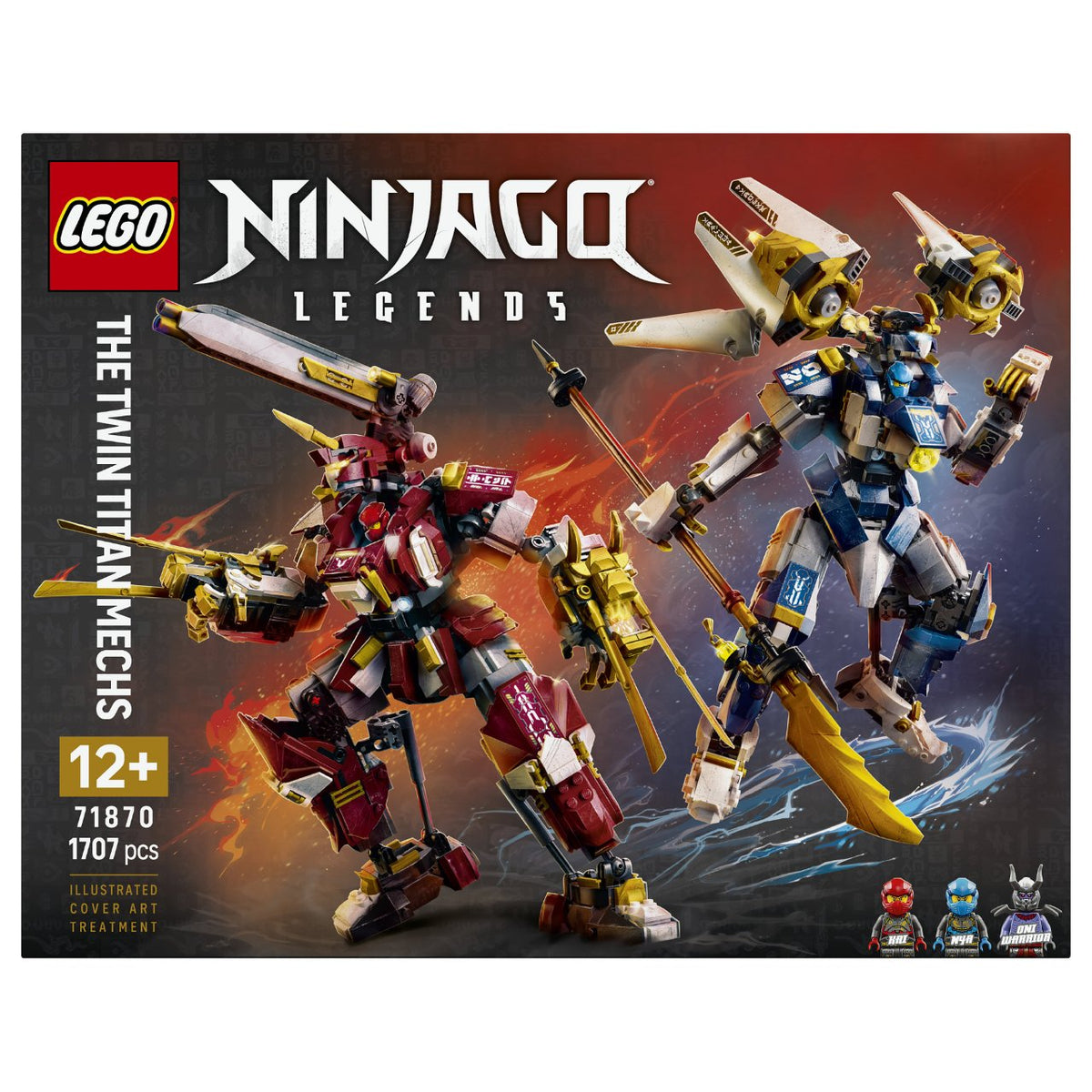71870 LEGO 71870 NINJAGO Die Zwillings-Titanmechs (2.5.)