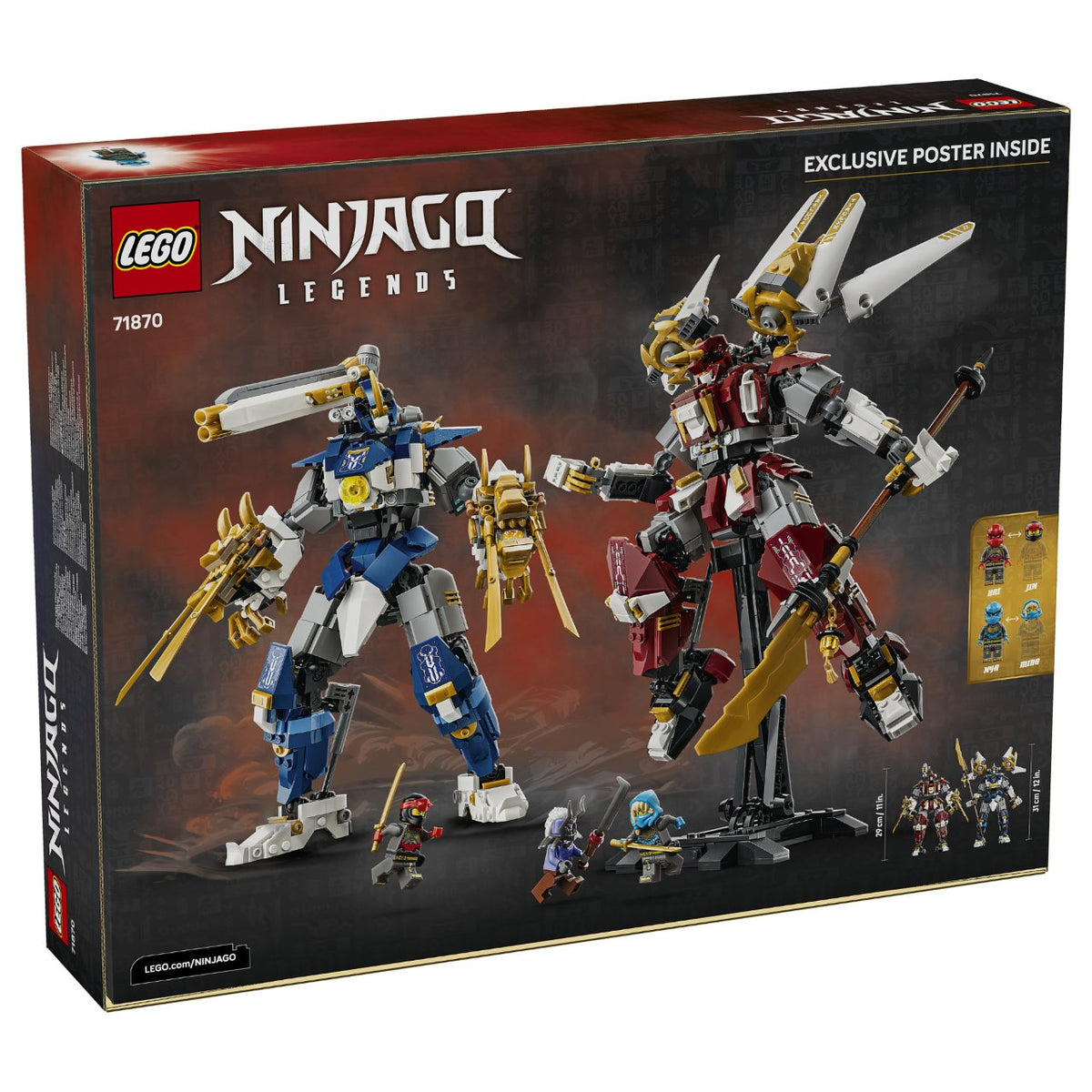71870 LEGO 71870 NINJAGO Die Zwillings-Titanmechs (2.5.)