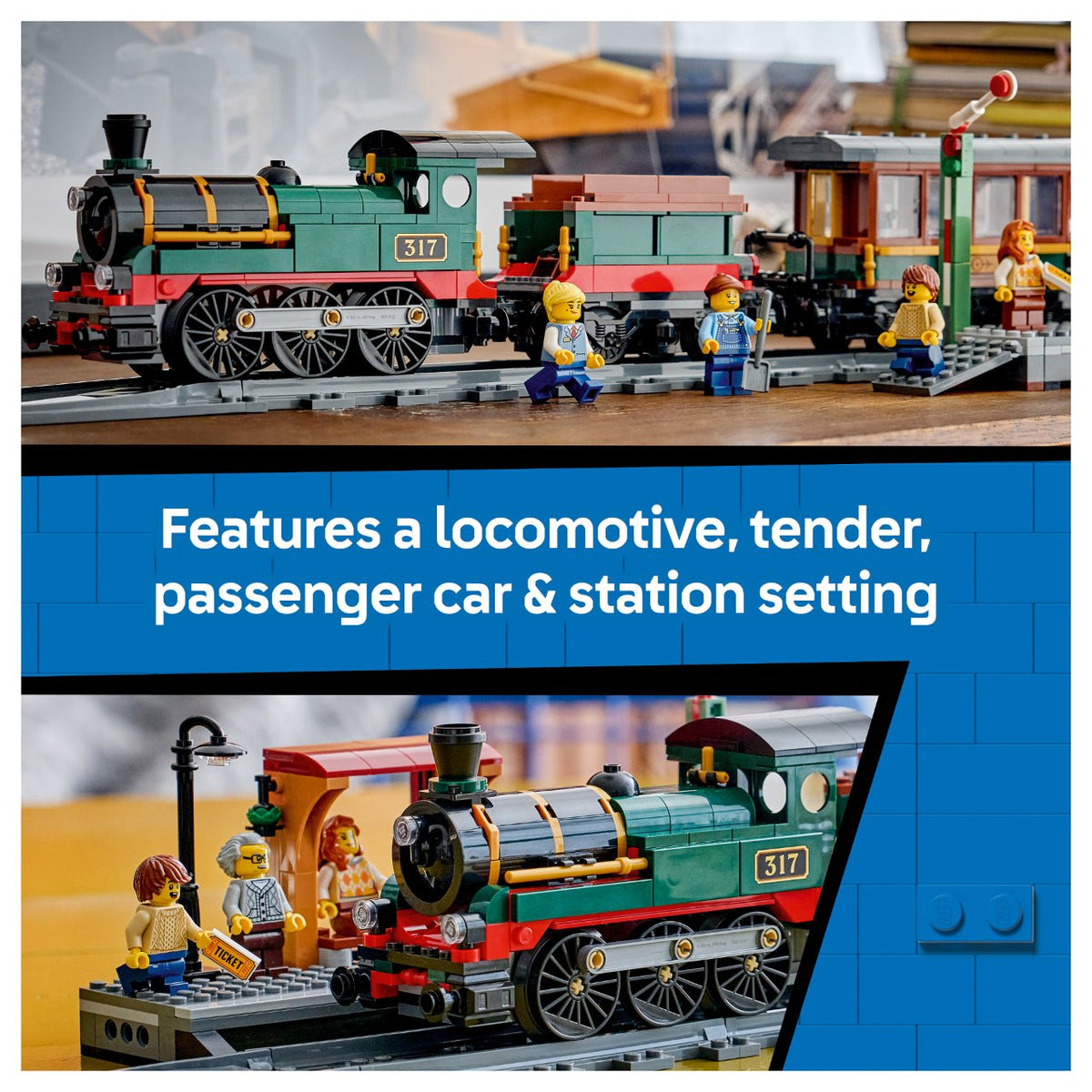 60511 LEGO 60511 City Klassischer Dampfzug (2.5.)