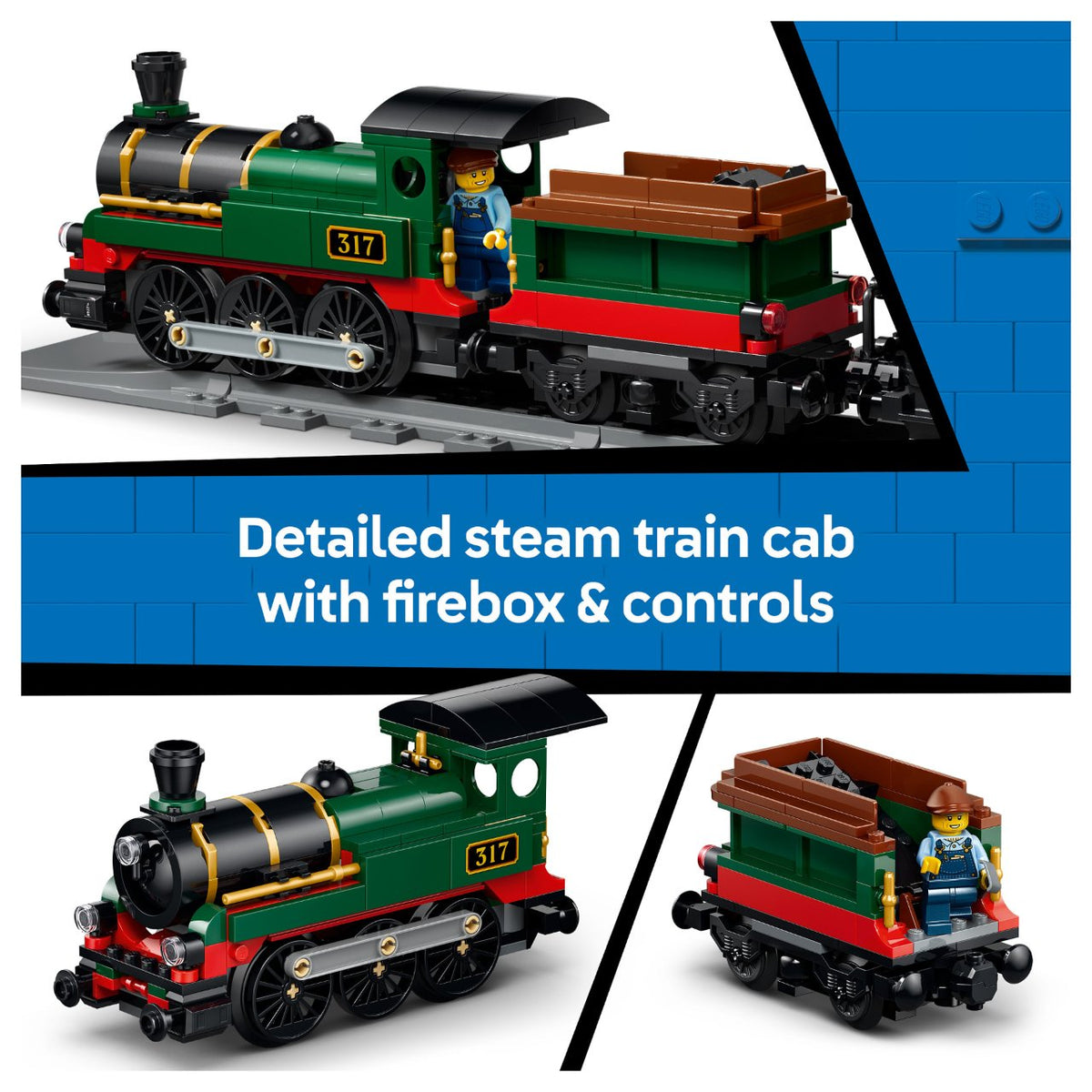 60511 LEGO 60511 City Klassischer Dampfzug (2.5.)