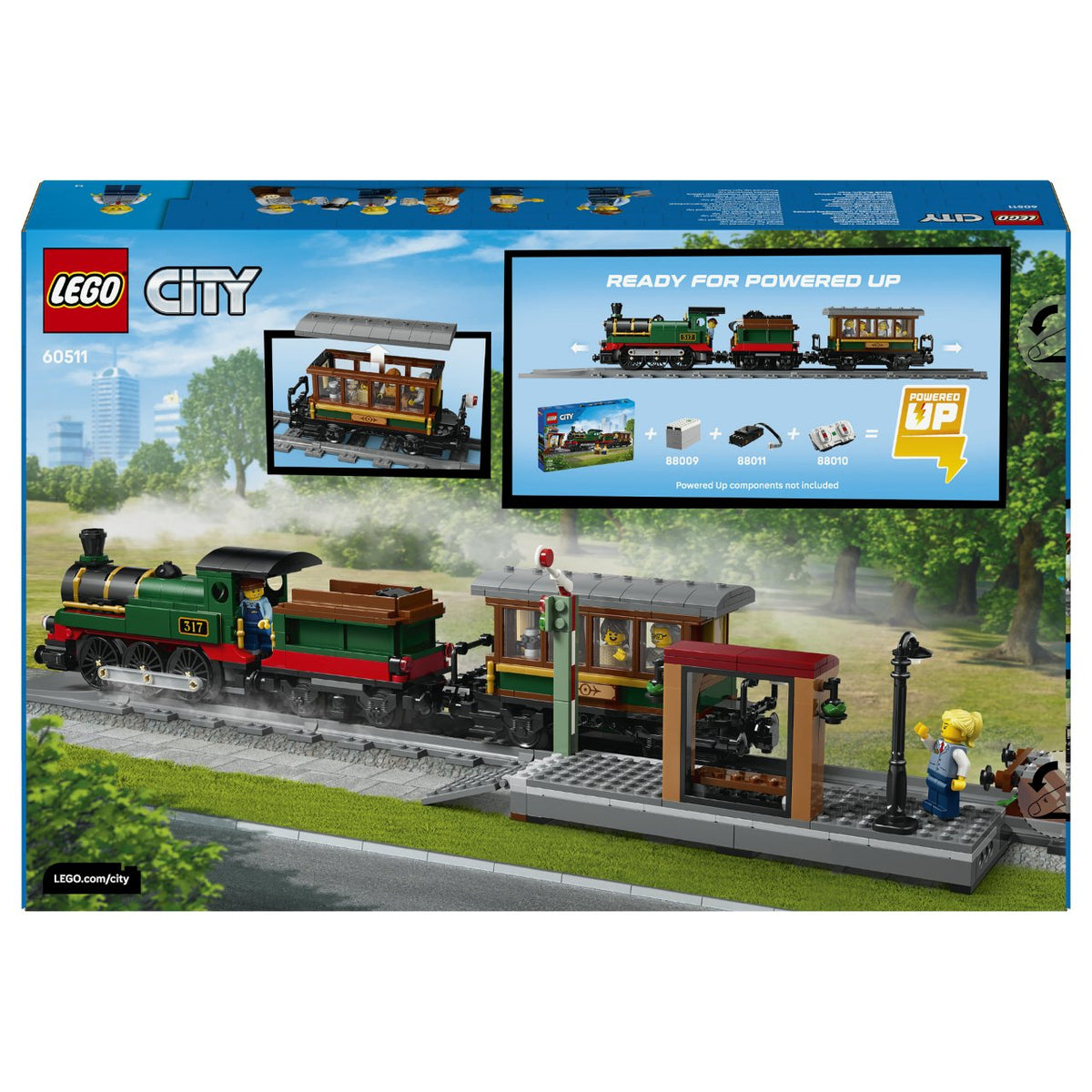 60511 LEGO 60511 City Klassischer Dampfzug (2.5.)