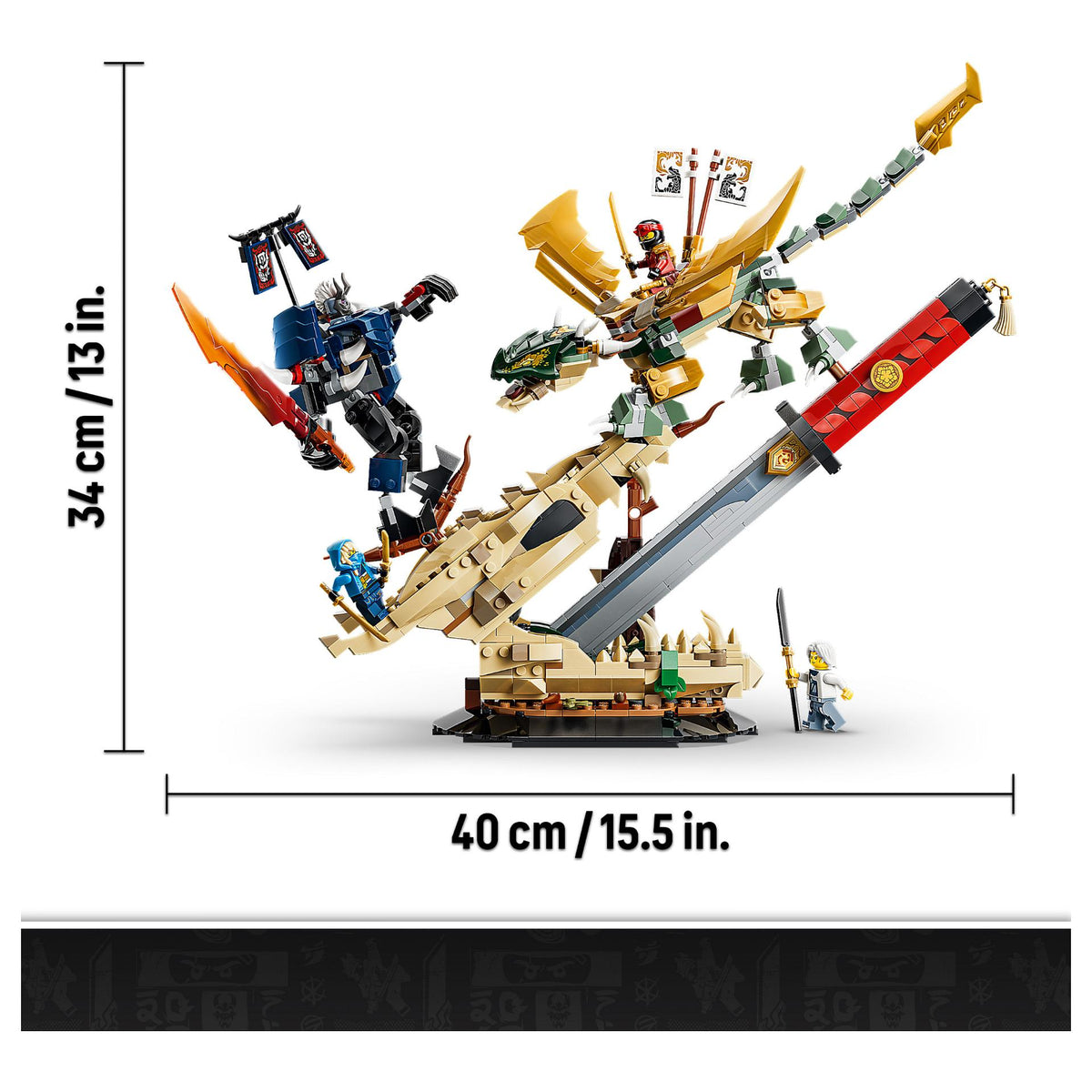 71871 LEGO 71871 NINJAGO Showdown auf der Drachenklinge (2.5.)