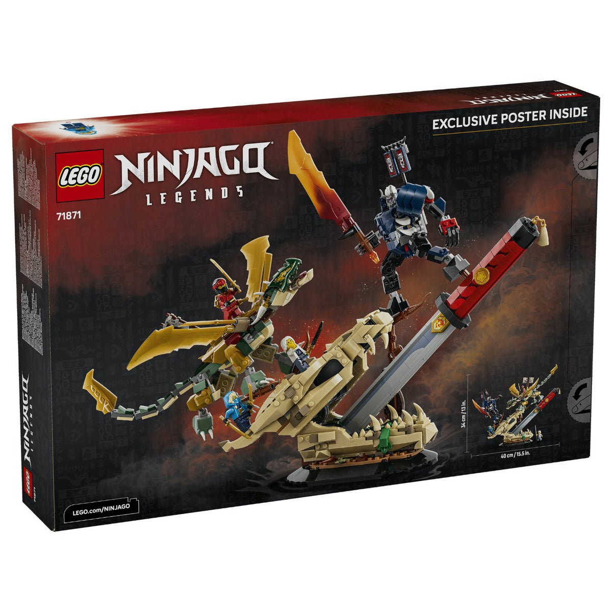 71871 LEGO 71871 NINJAGO Showdown auf der Drachenklinge (2.5.)