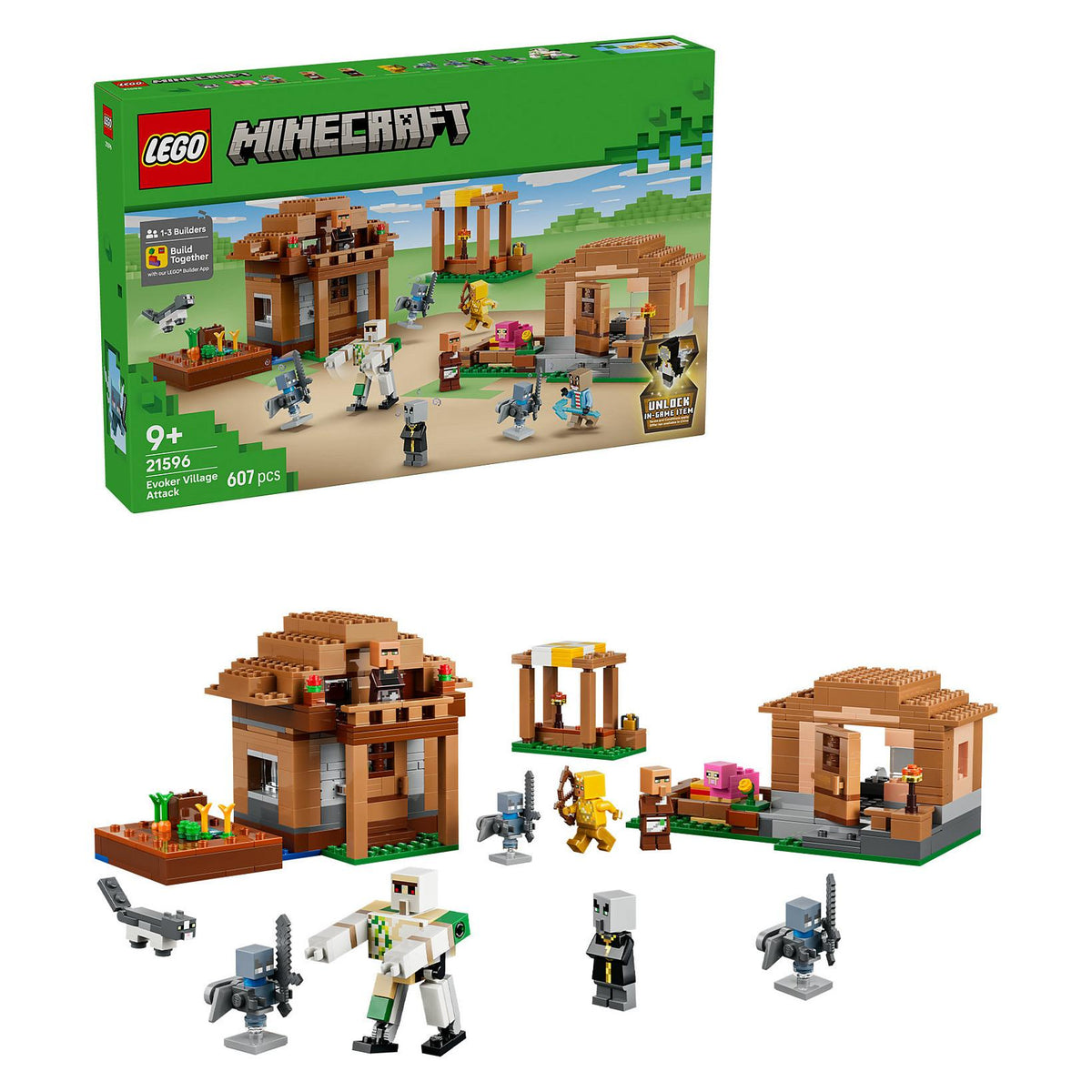 21596 LEGO 21596 Minecraft Angriff des Magiers auf das Dorf (2.5.)