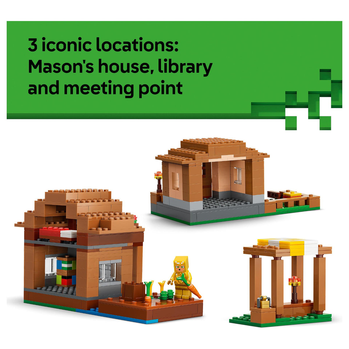 21596 LEGO 21596 Minecraft Angriff des Magiers auf das Dorf (2.5.)