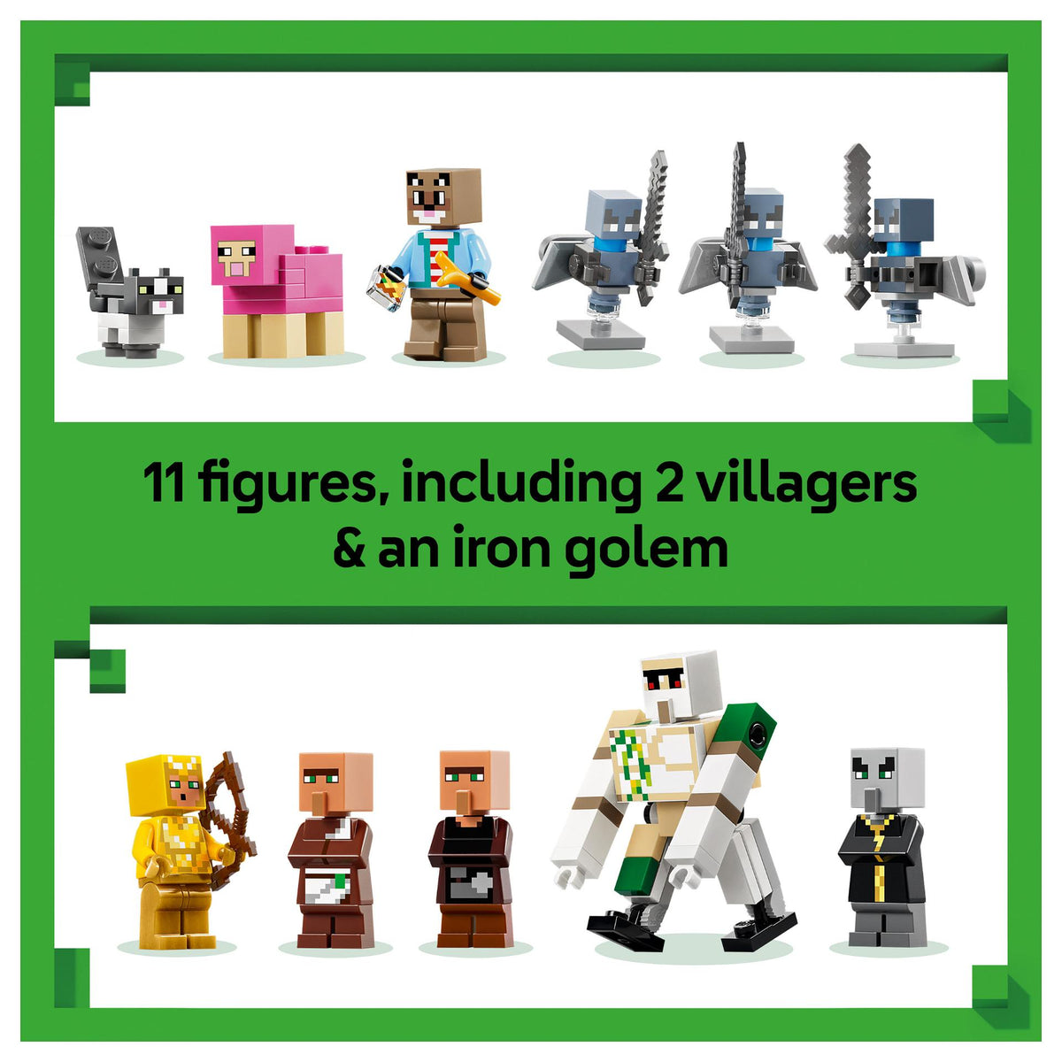 21596 LEGO 21596 Minecraft Angriff des Magiers auf das Dorf (2.5.)
