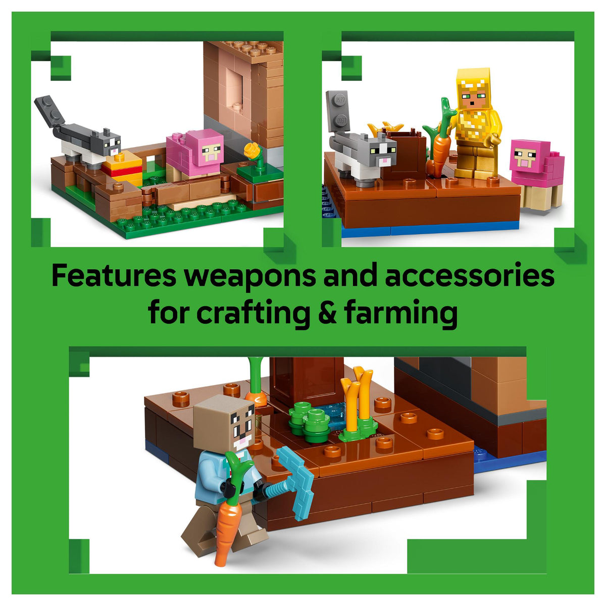 21596 LEGO 21596 Minecraft Angriff des Magiers auf das Dorf (2.5.)