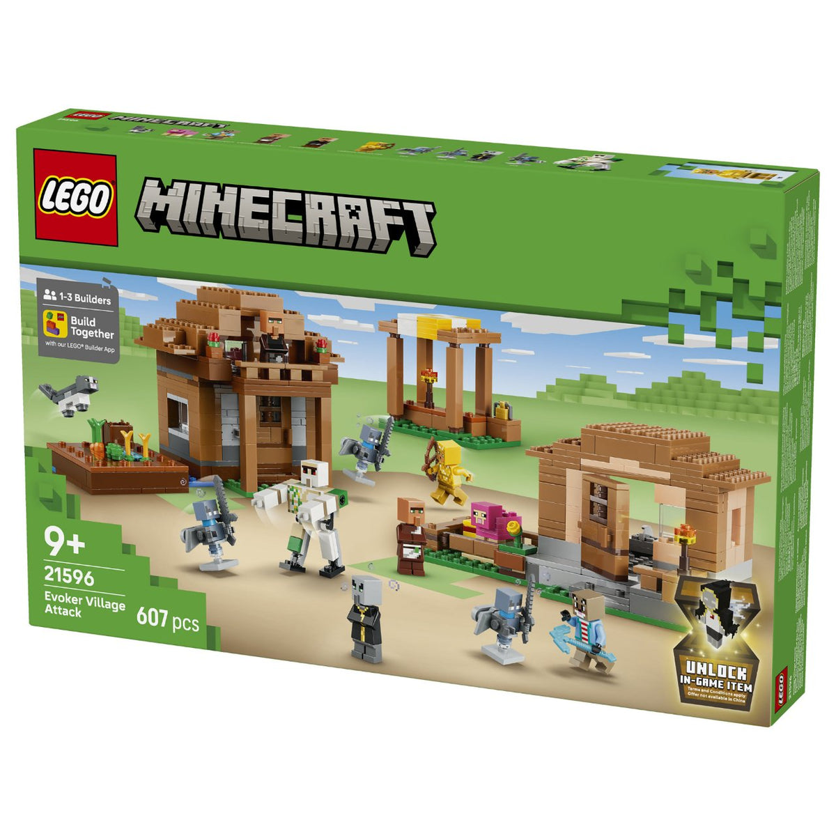 21596 LEGO 21596 Minecraft Angriff des Magiers auf das Dorf (2.5.)