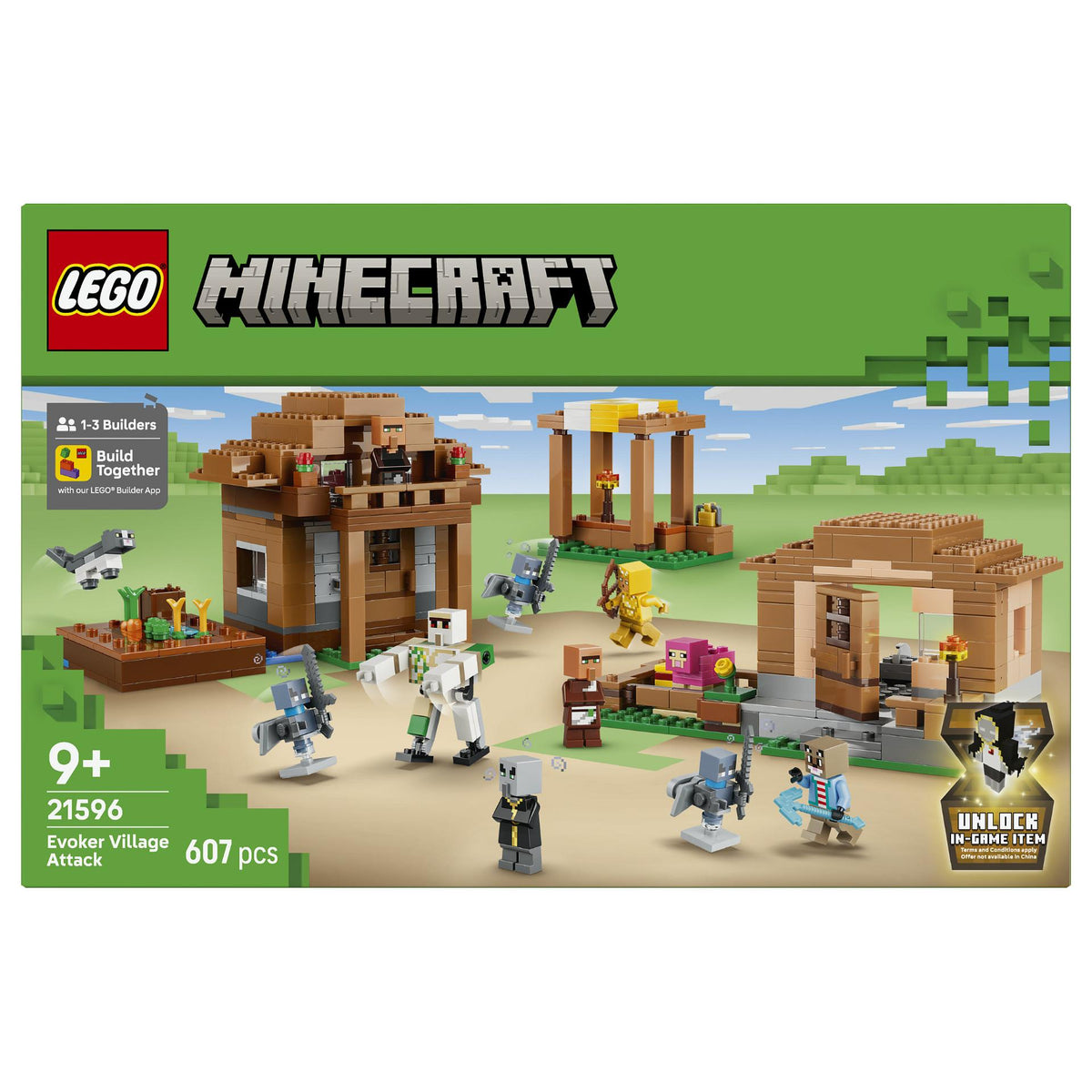 21596 LEGO 21596 Minecraft Angriff des Magiers auf das Dorf (2.5.)