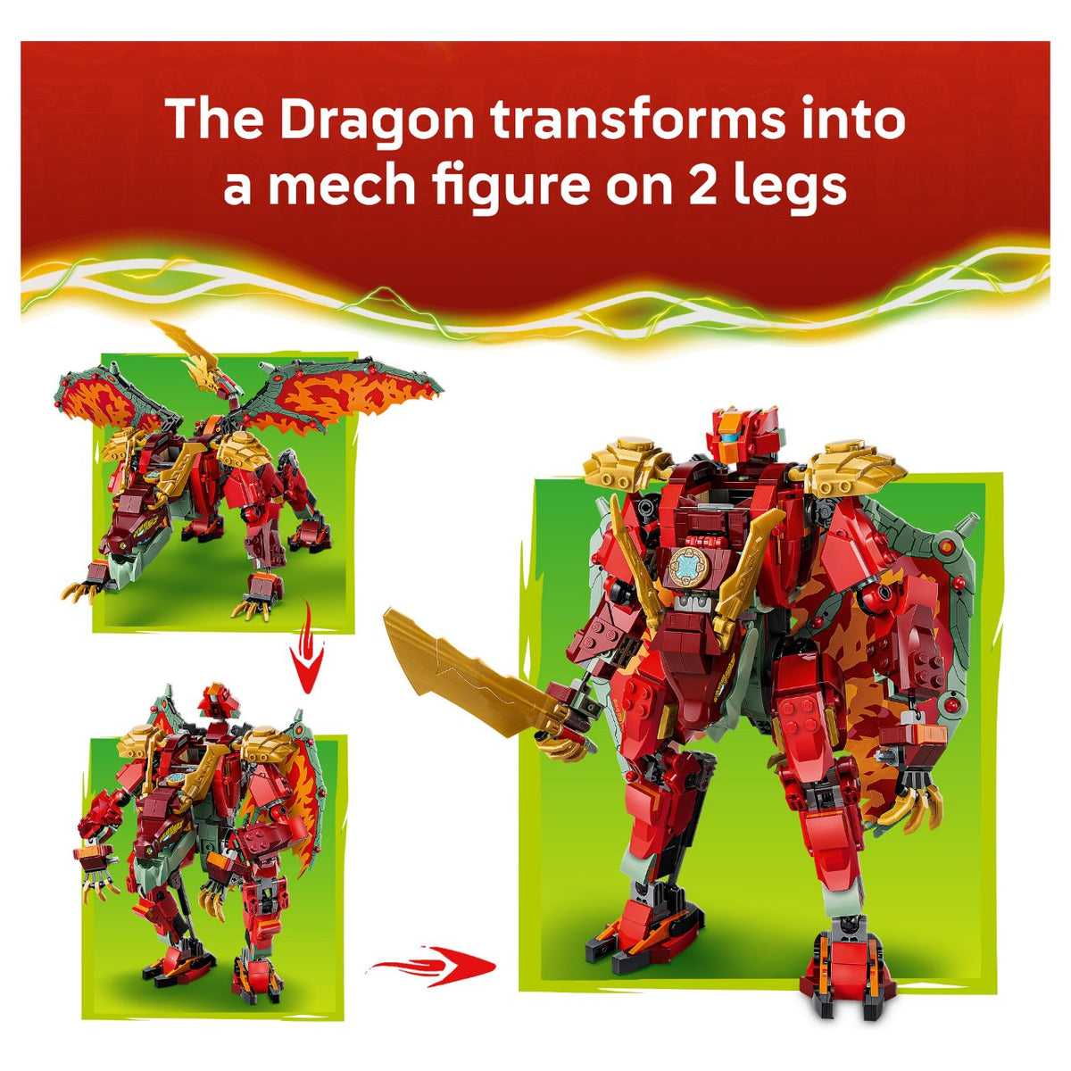 71868 LEGO 71868 NINJAGO Wyldfyres Drachenmech (2.5.)