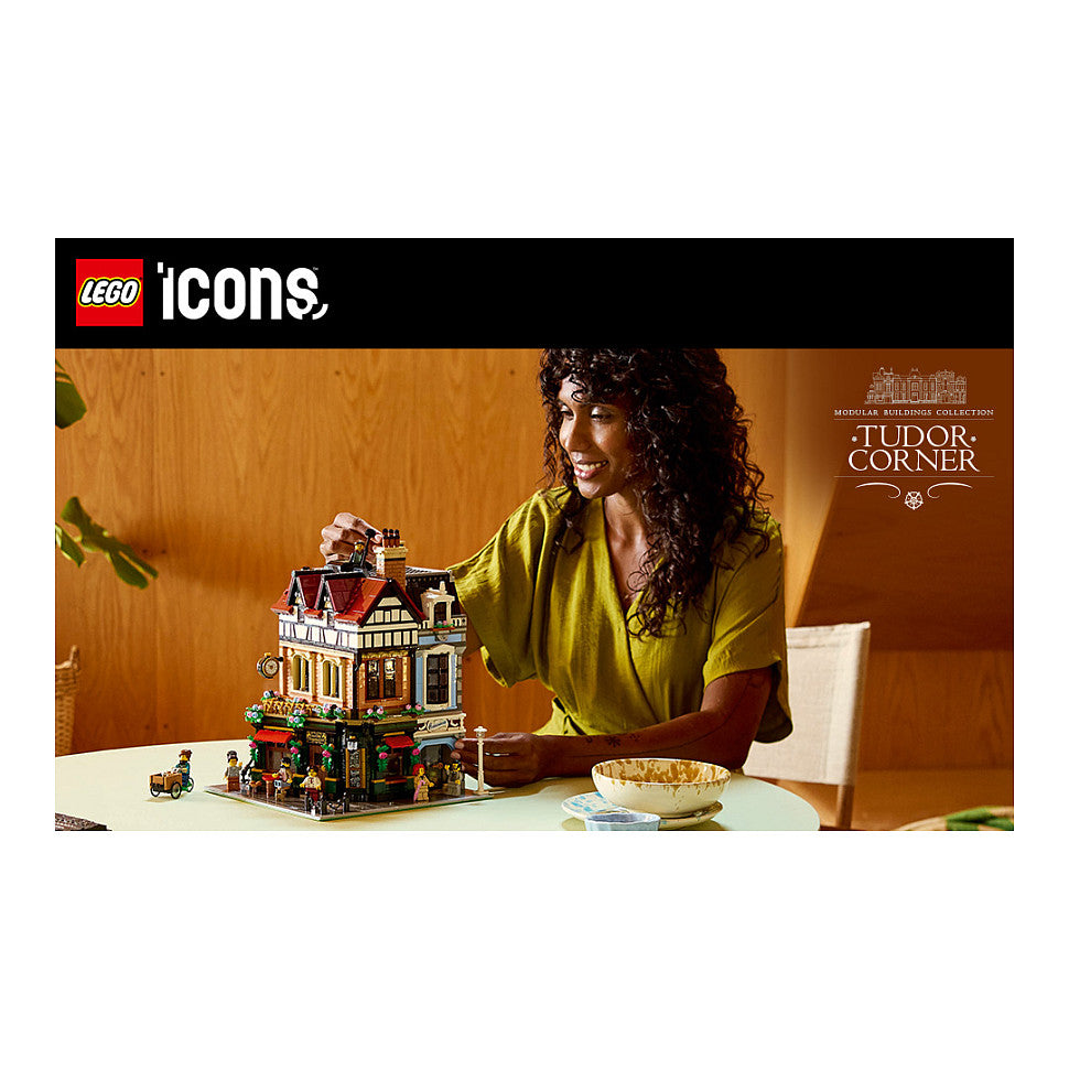 Icons 10350 - Eckhaus im Tudorstil