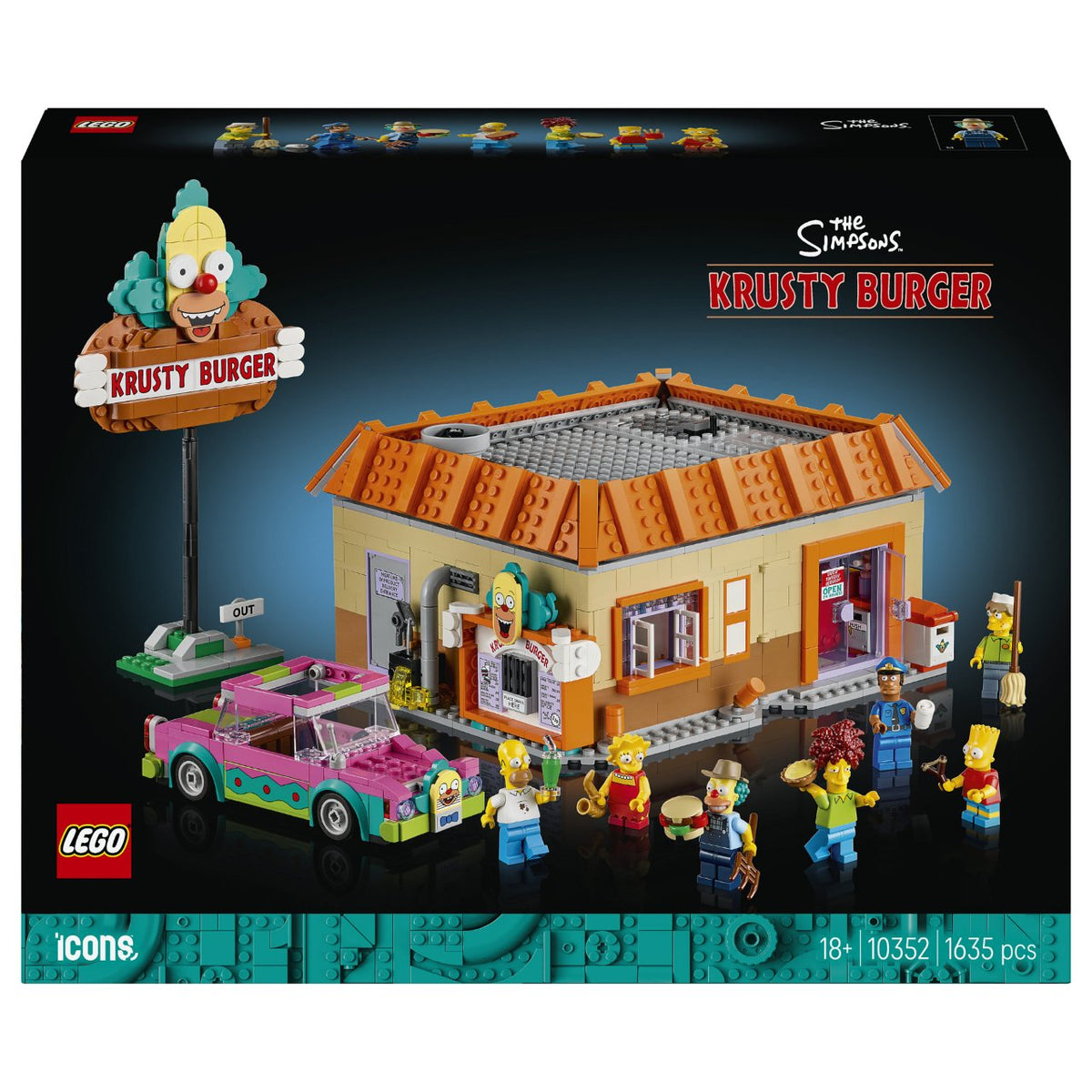 Icons 10352 - The Simpsons™: Krusty Burger