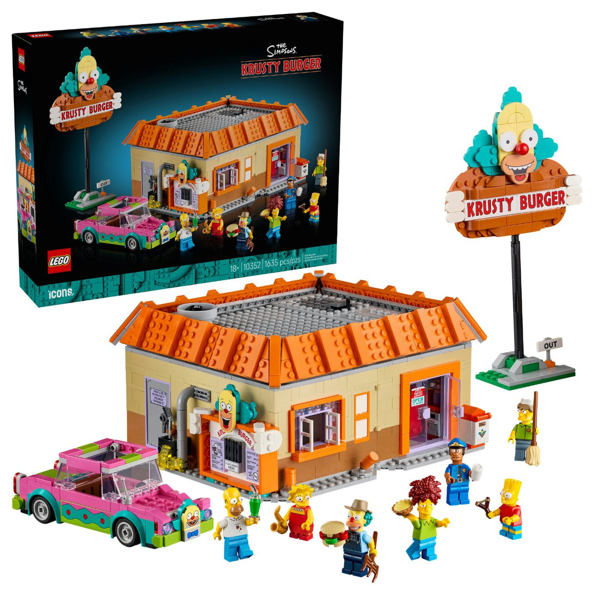 Icons 10352 - The Simpsons™: Krusty Burger