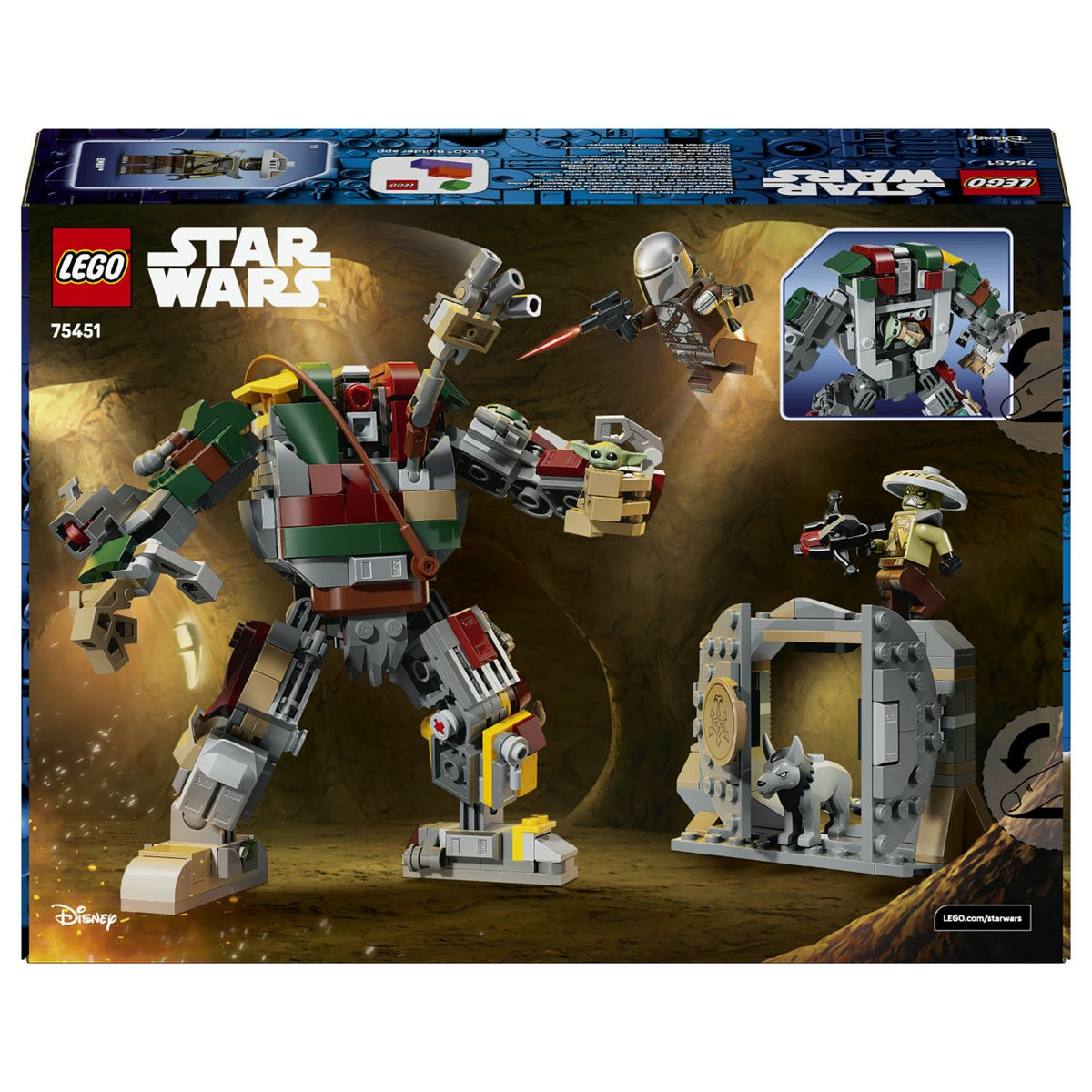 75451 Star Wars Showdown mit dem Wchterdroiden am Huttenpalast