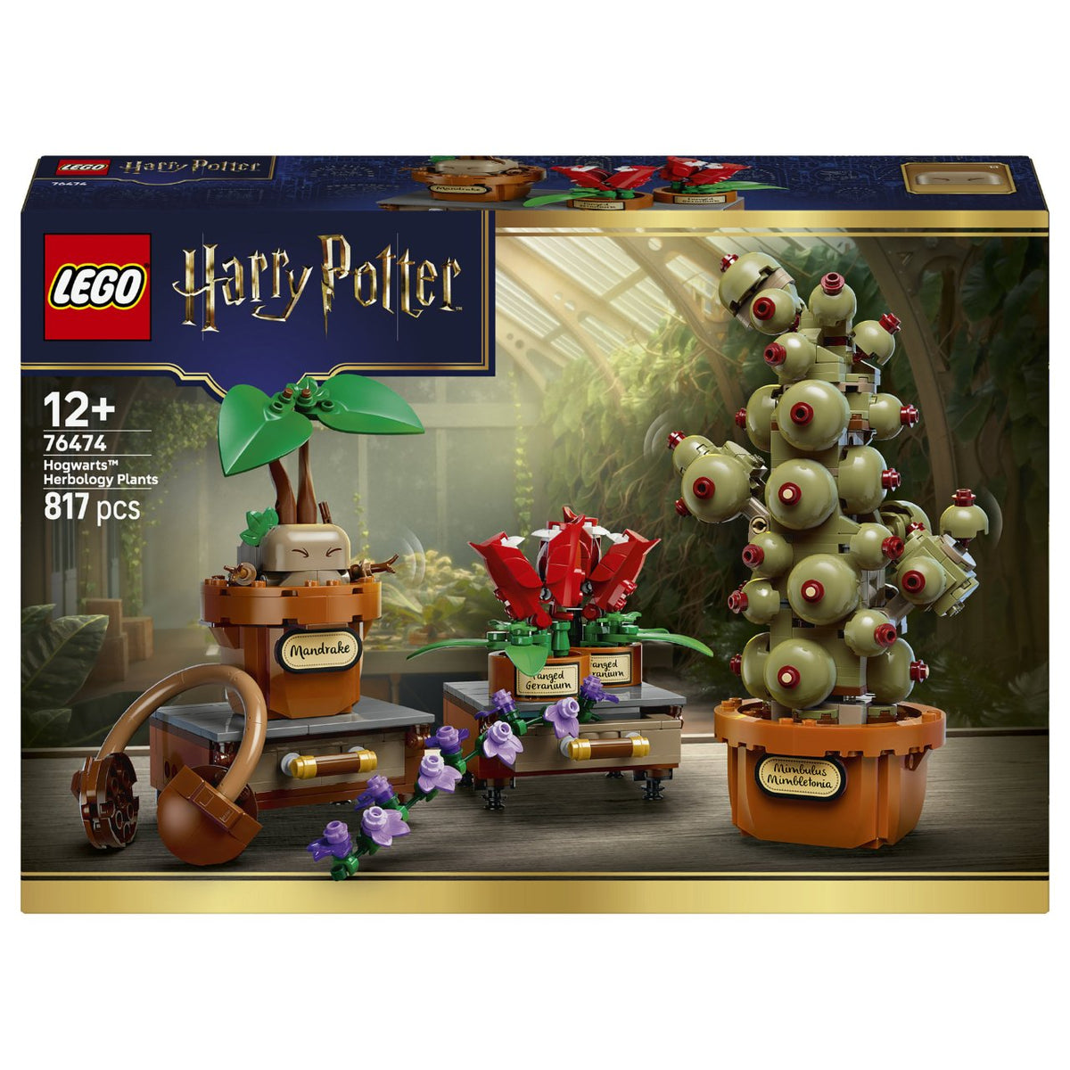 76474 Harry Potter Schloss Hogwarts: Kruterkunde-Pflanzen