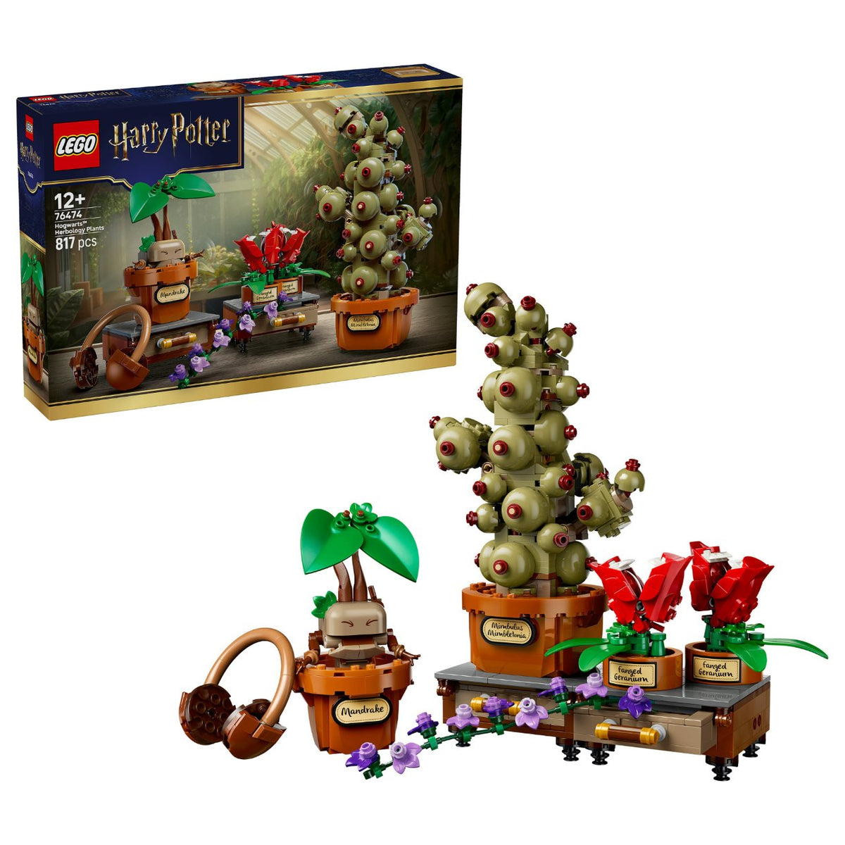 76474 Harry Potter Schloss Hogwarts: Kruterkunde-Pflanzen