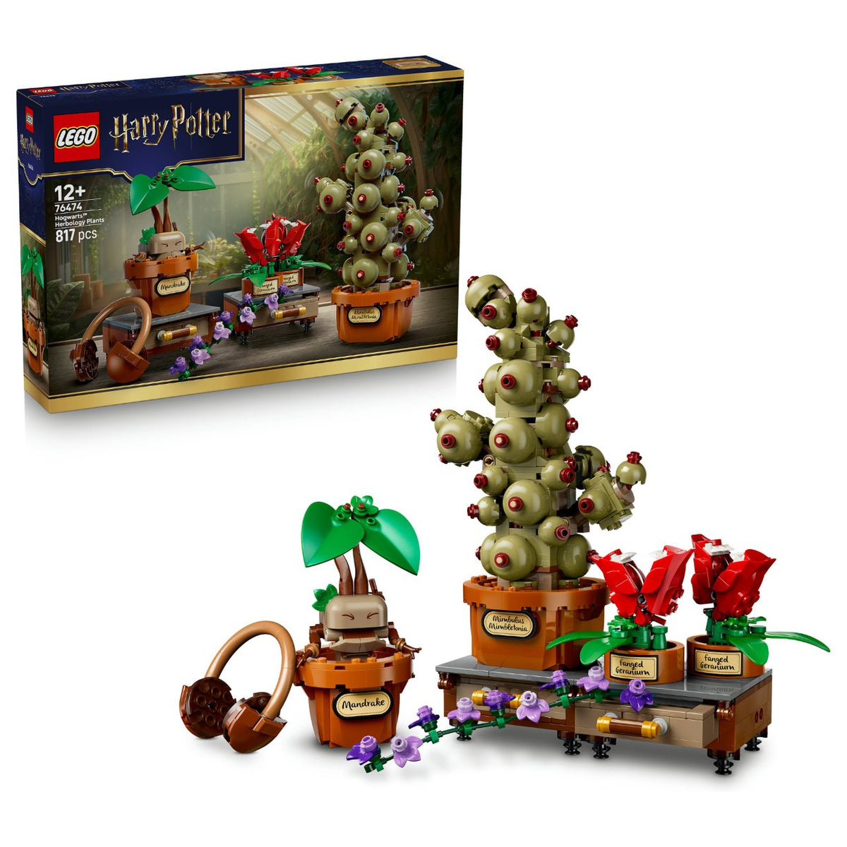 76474 Harry Potter Schloss Hogwarts: Kruterkunde-Pflanzen
