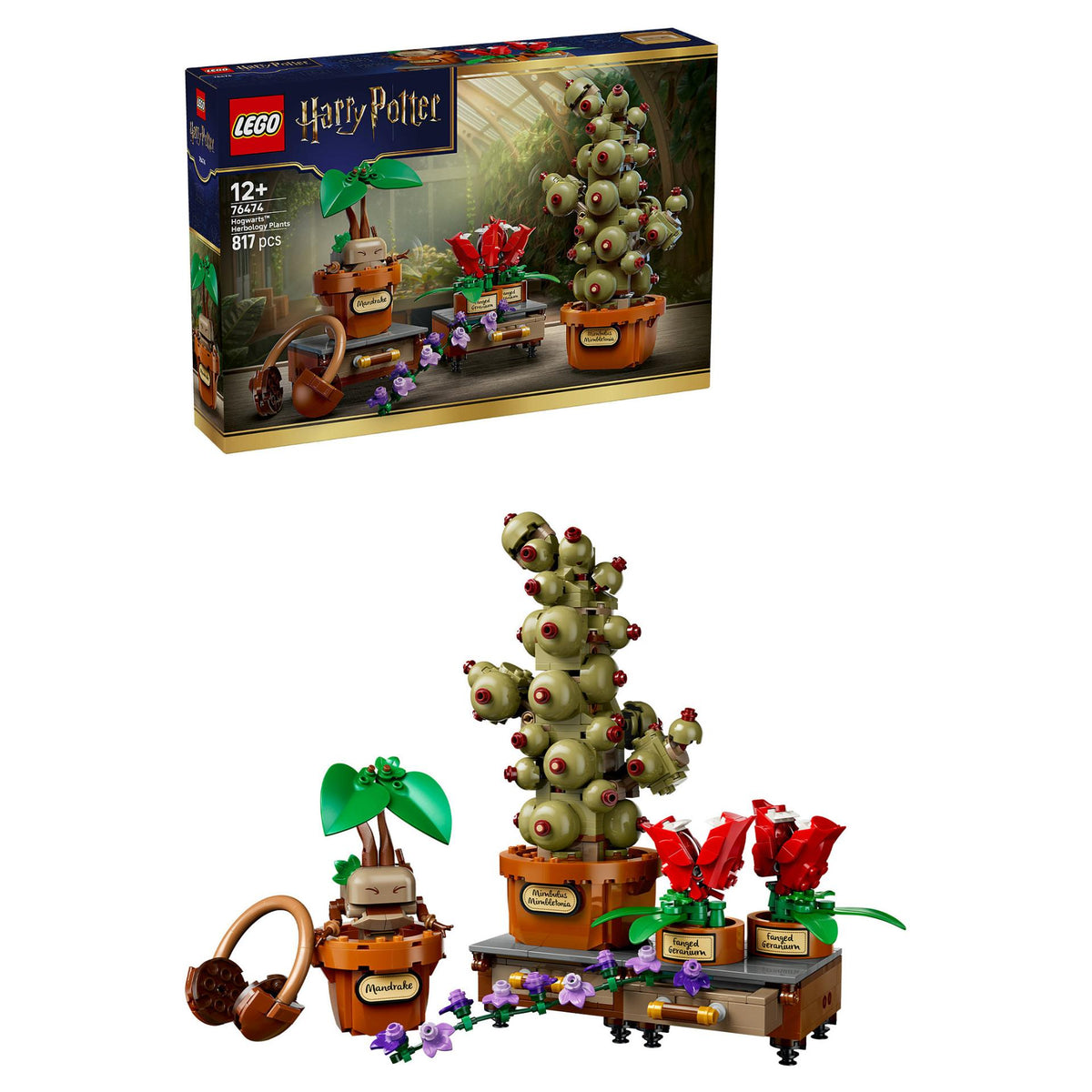 76474 Harry Potter Schloss Hogwarts: Kruterkunde-Pflanzen