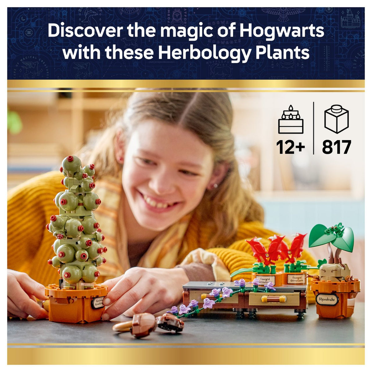76474 Harry Potter Schloss Hogwarts: Kruterkunde-Pflanzen