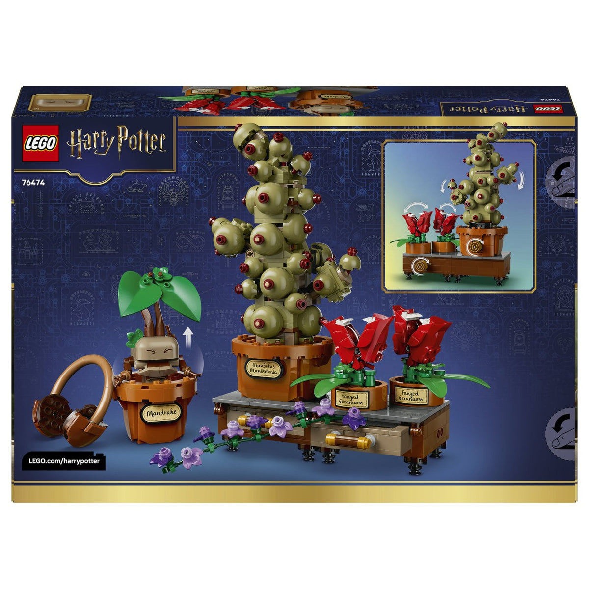 76474 Harry Potter Schloss Hogwarts: Kruterkunde-Pflanzen