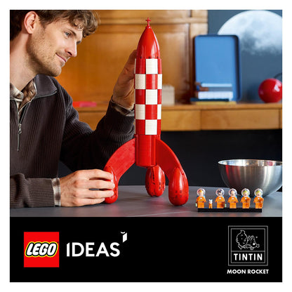 21367 Ideas Die Mondrakete von Tintin