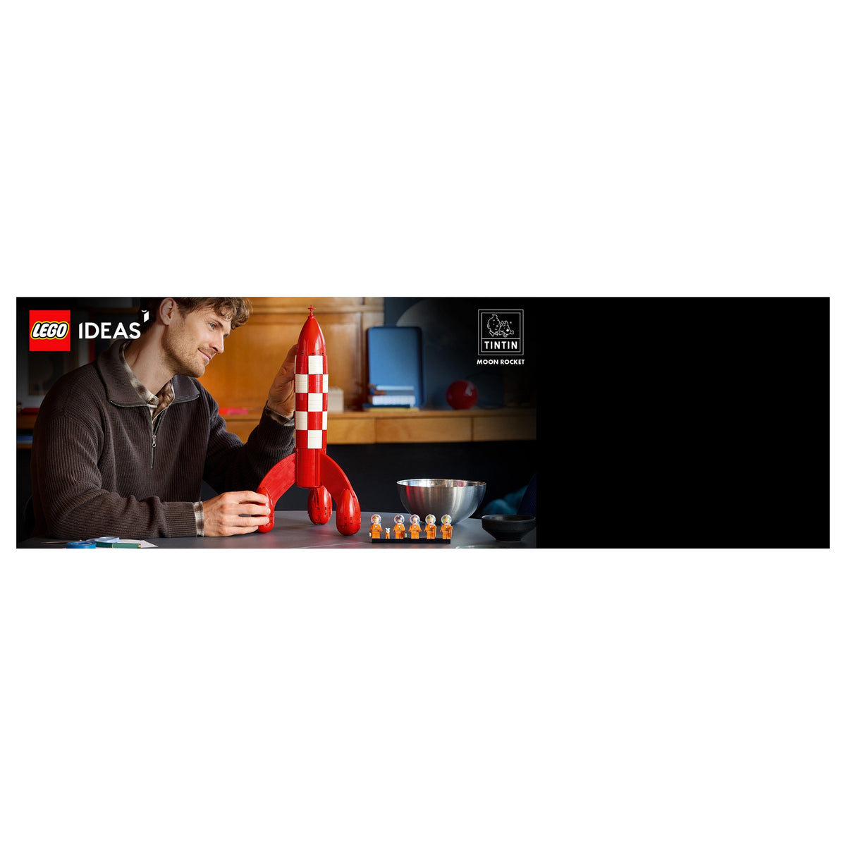 21367 Ideas Die Mondrakete von Tintin