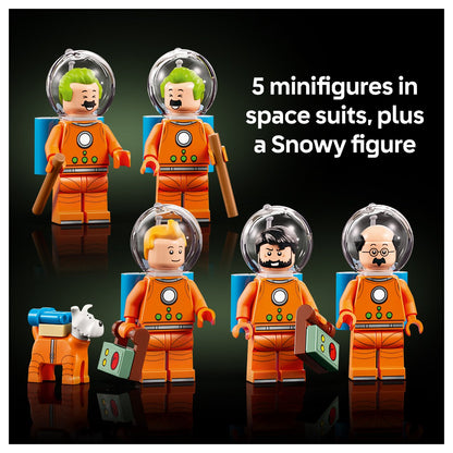 21367 Ideas Die Mondrakete von Tintin