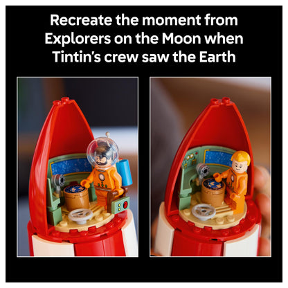 21367 Ideas Die Mondrakete von Tintin