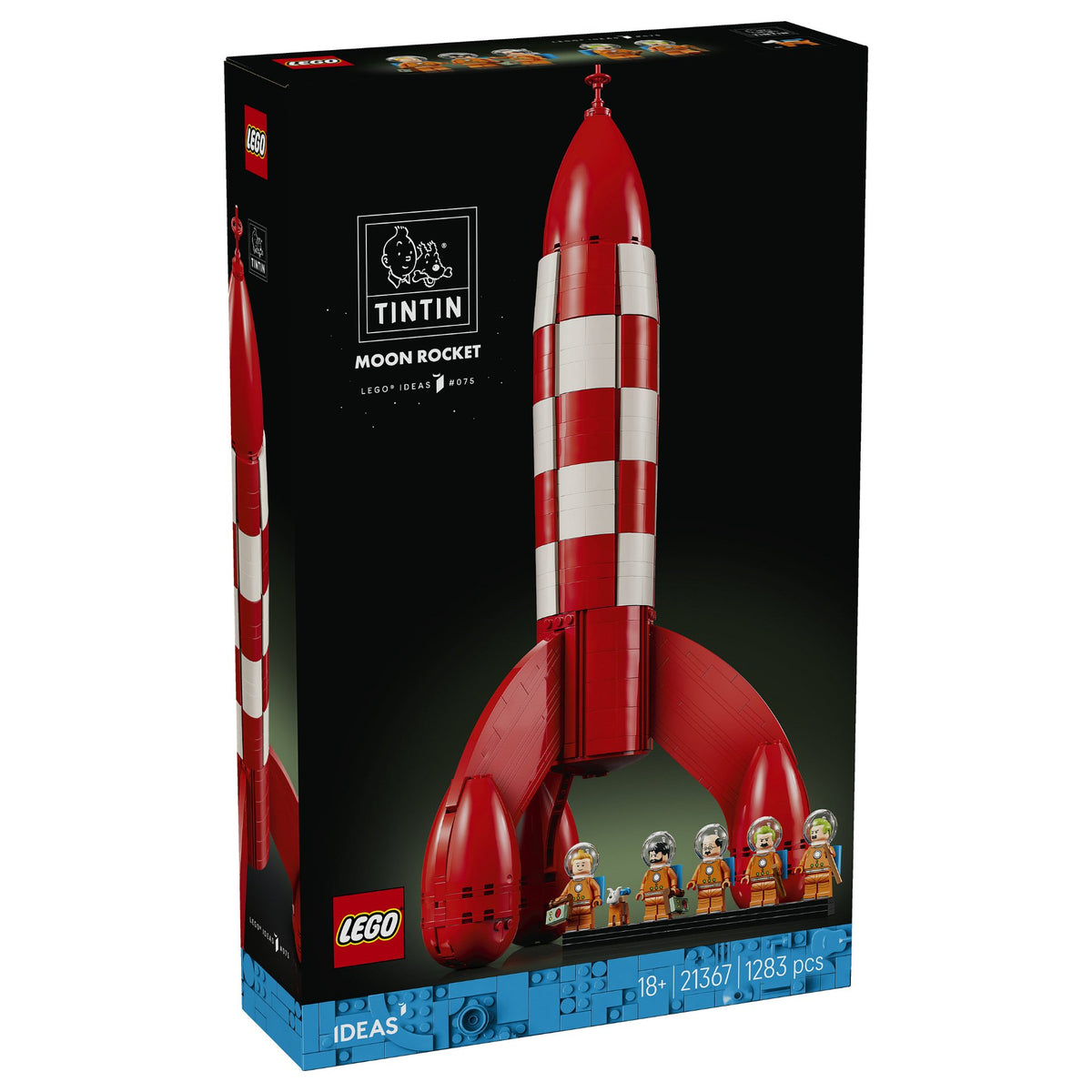 21367 Ideas Die Mondrakete von Tintin