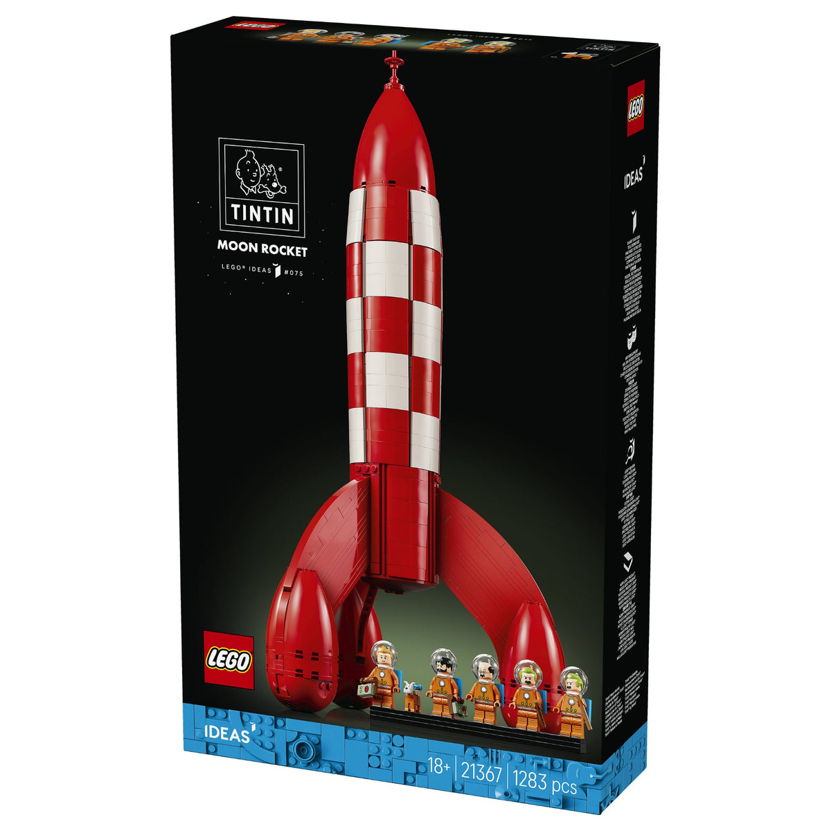 21367 Ideas Die Mondrakete von Tintin