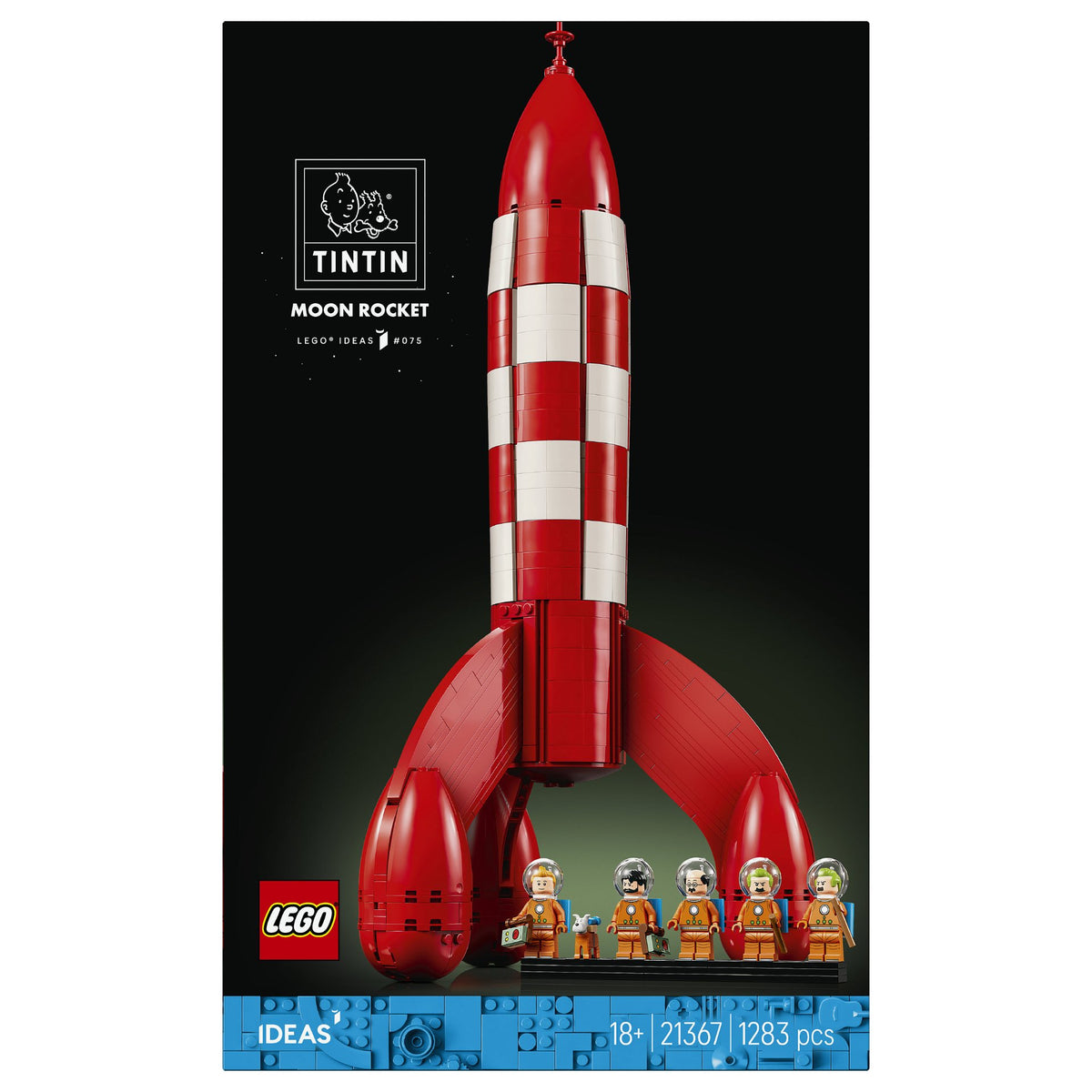 21367 Ideas Die Mondrakete von Tintin