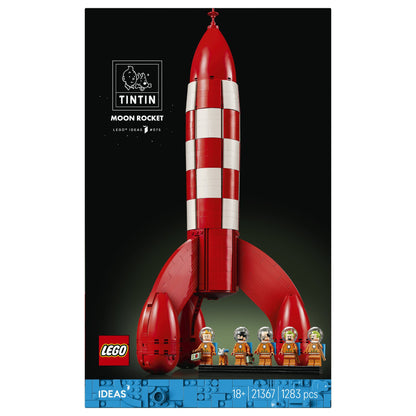 21367 Ideas Die Mondrakete von Tintin