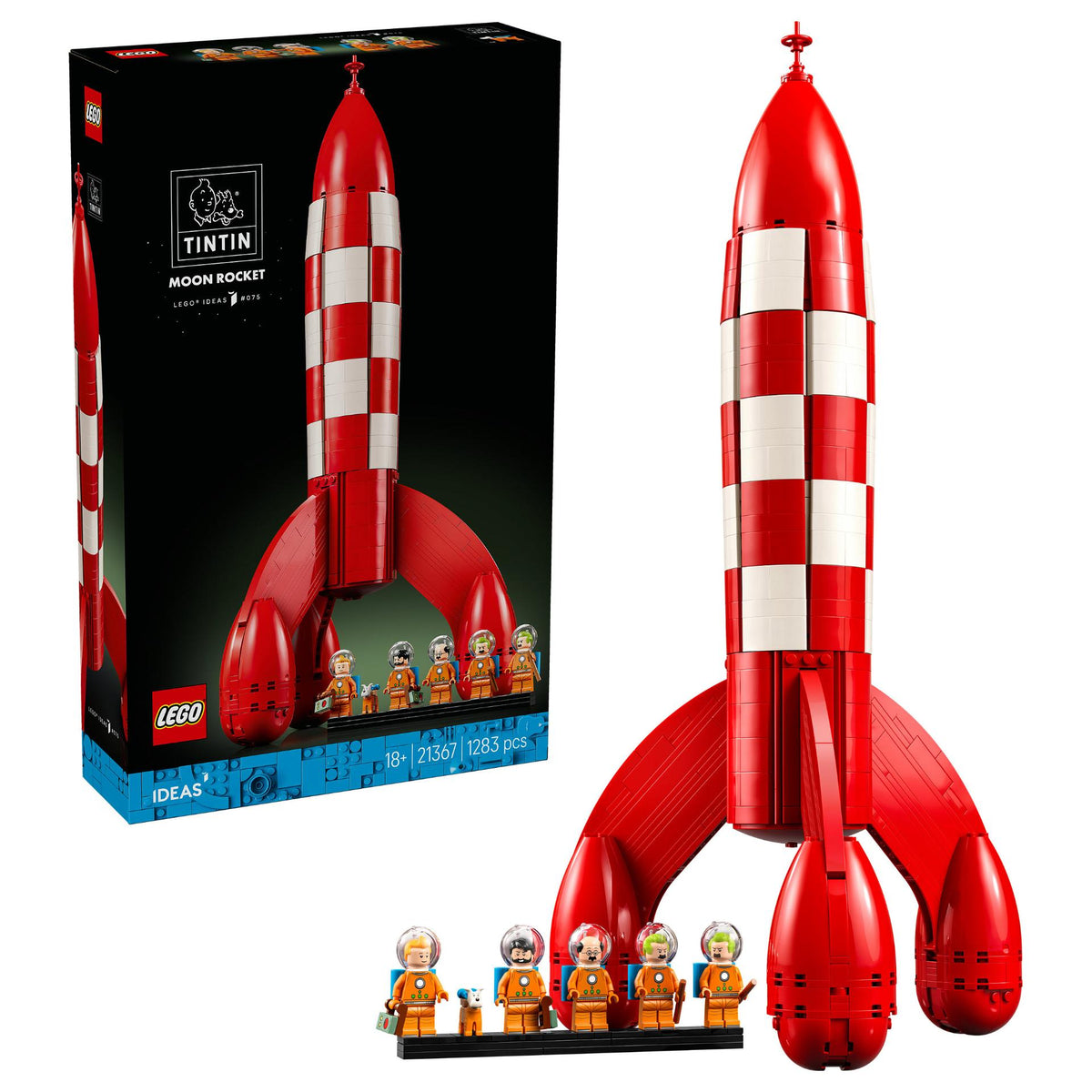 21367 Ideas Die Mondrakete von Tintin